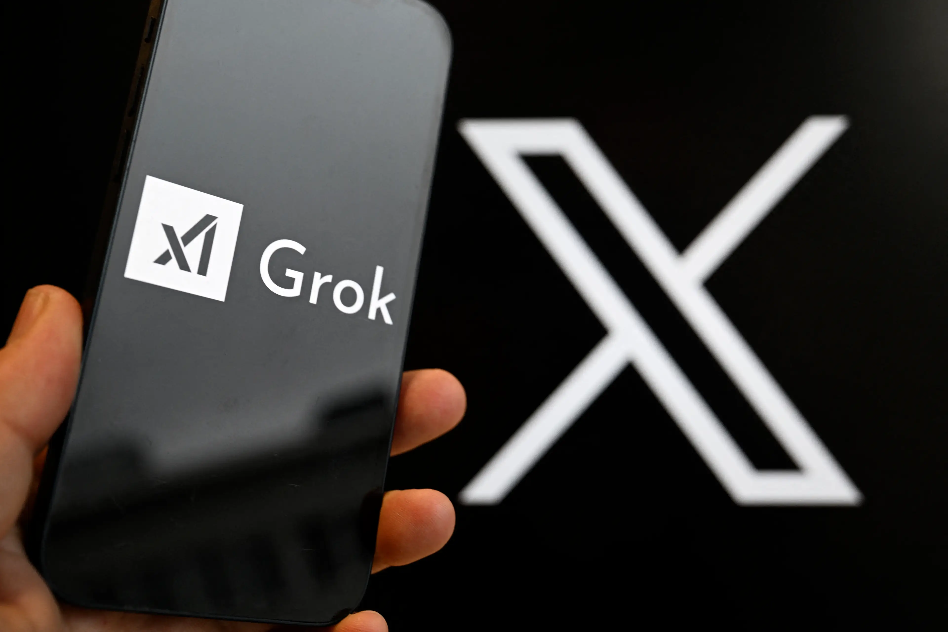 Grok is built into the X app (Nicolas TUCAT / AFP via Getty Images)