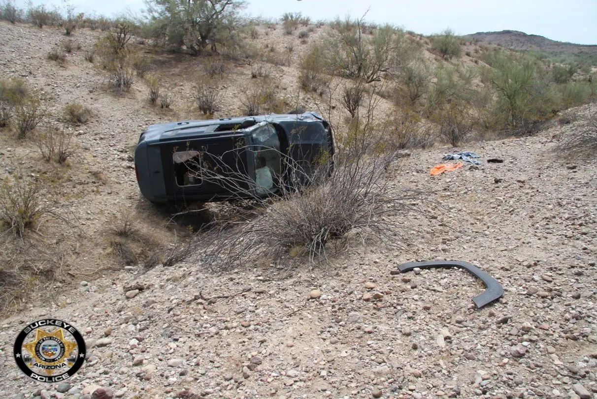 Daniel is believed to have crashed his Jeep Renegade in a ravine in the desert near Phoenix. (Buckeye Police Department)