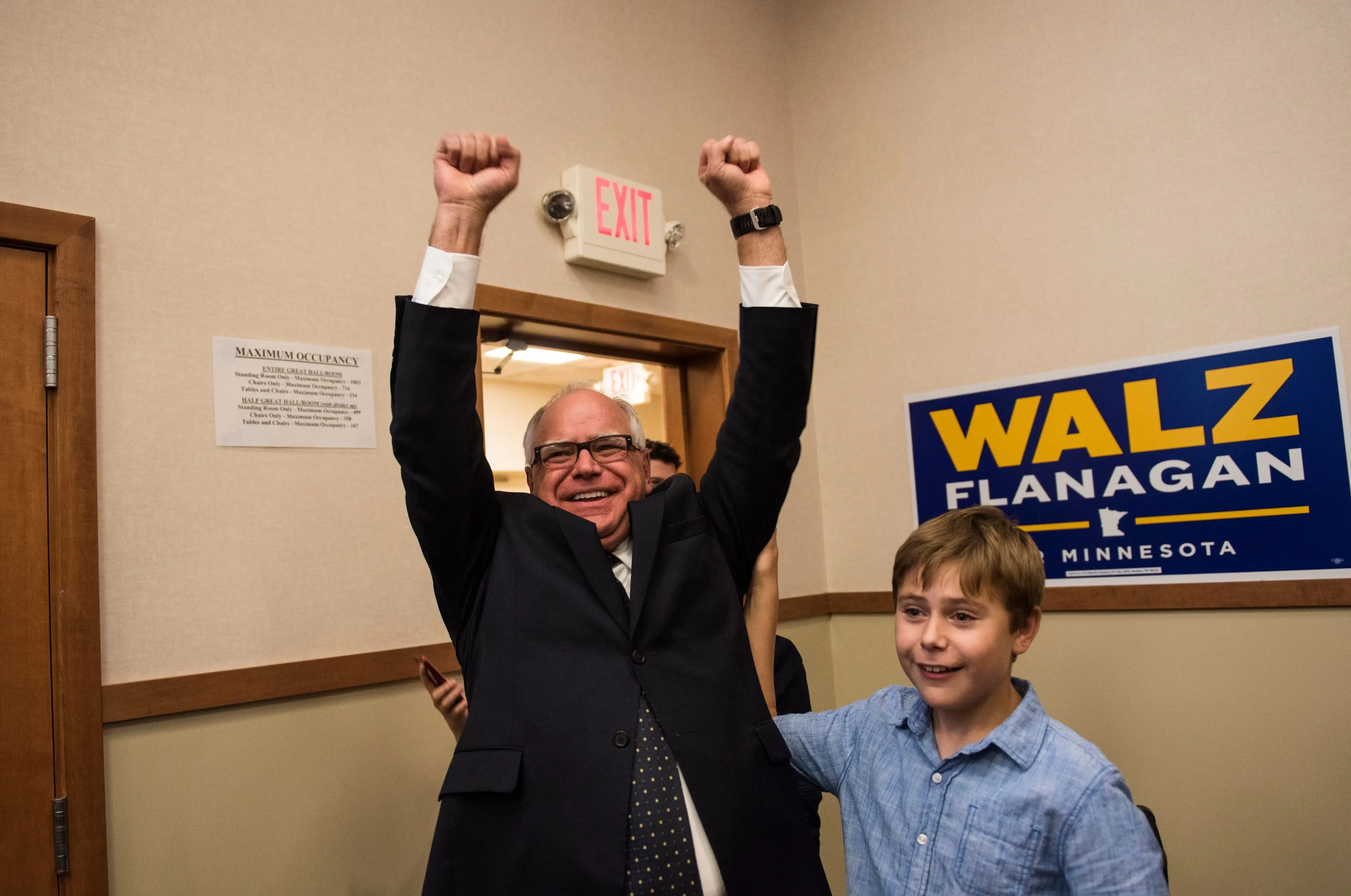 Walz is in his second term as Minnesota governor. (Stephen Maturen / Getty)