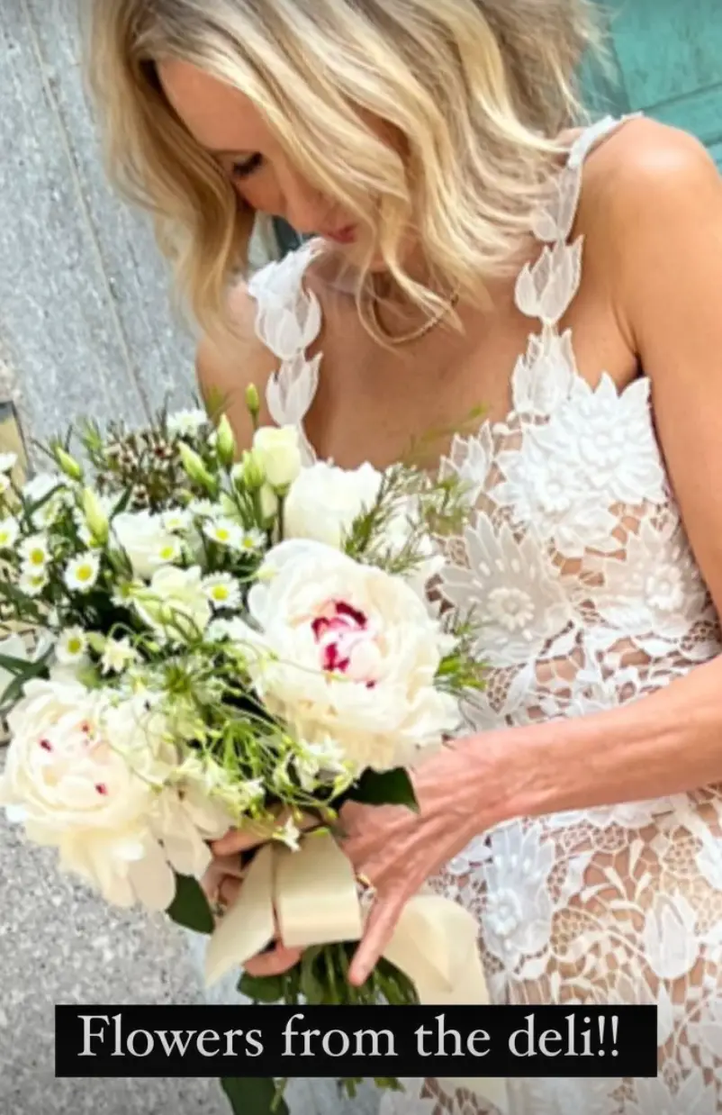 Naomi Watts shared pictures from her wedding on Instagram.