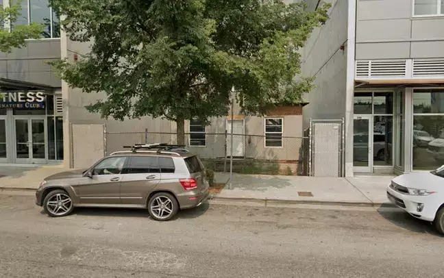 The strange home can still be seen on Google Maps.