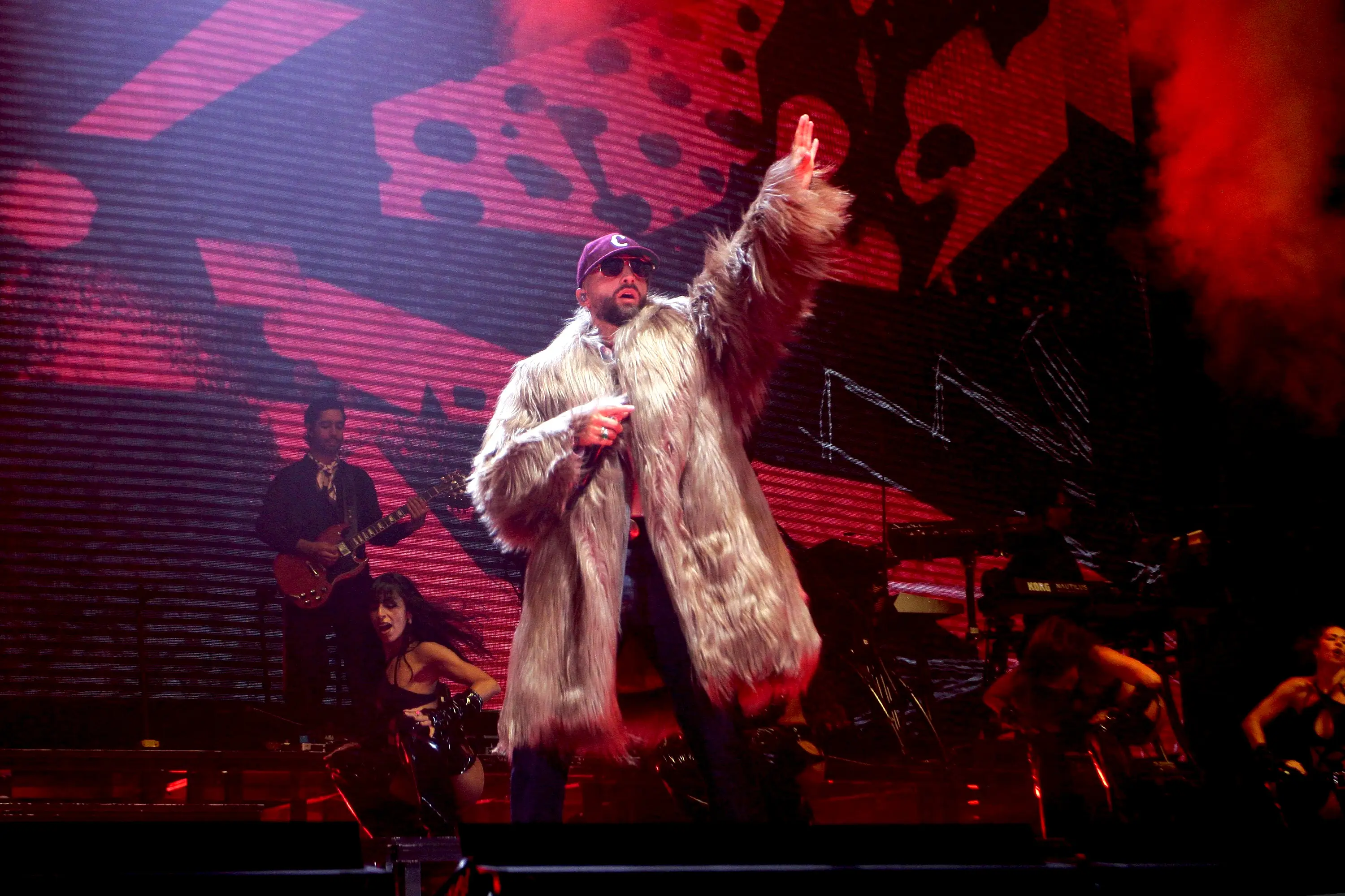 Maluma stopped the concert to scold the mother (Medios y Media/Getty Images)