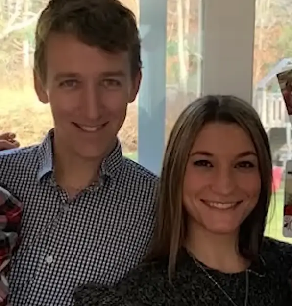 Patrick Clancy found his wife Lindsay on the ground outside the home (YouTube/Law&Crime Network)