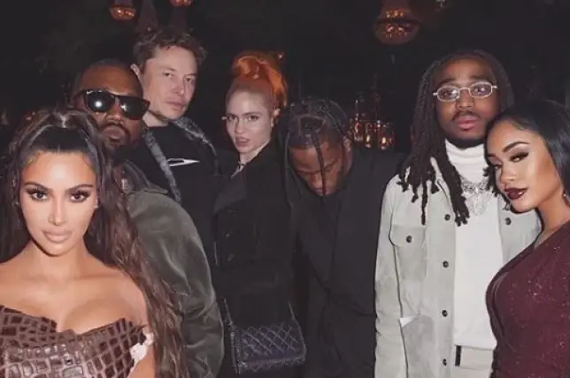 Elon Musk attended a Kardashian Christmas party in 2019.