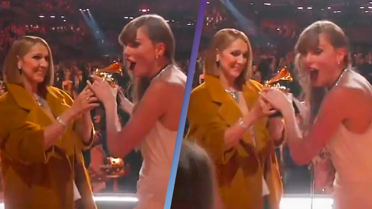Taylor Swift slammed for ‘blanking’ Celine Dion on stage at Grammys