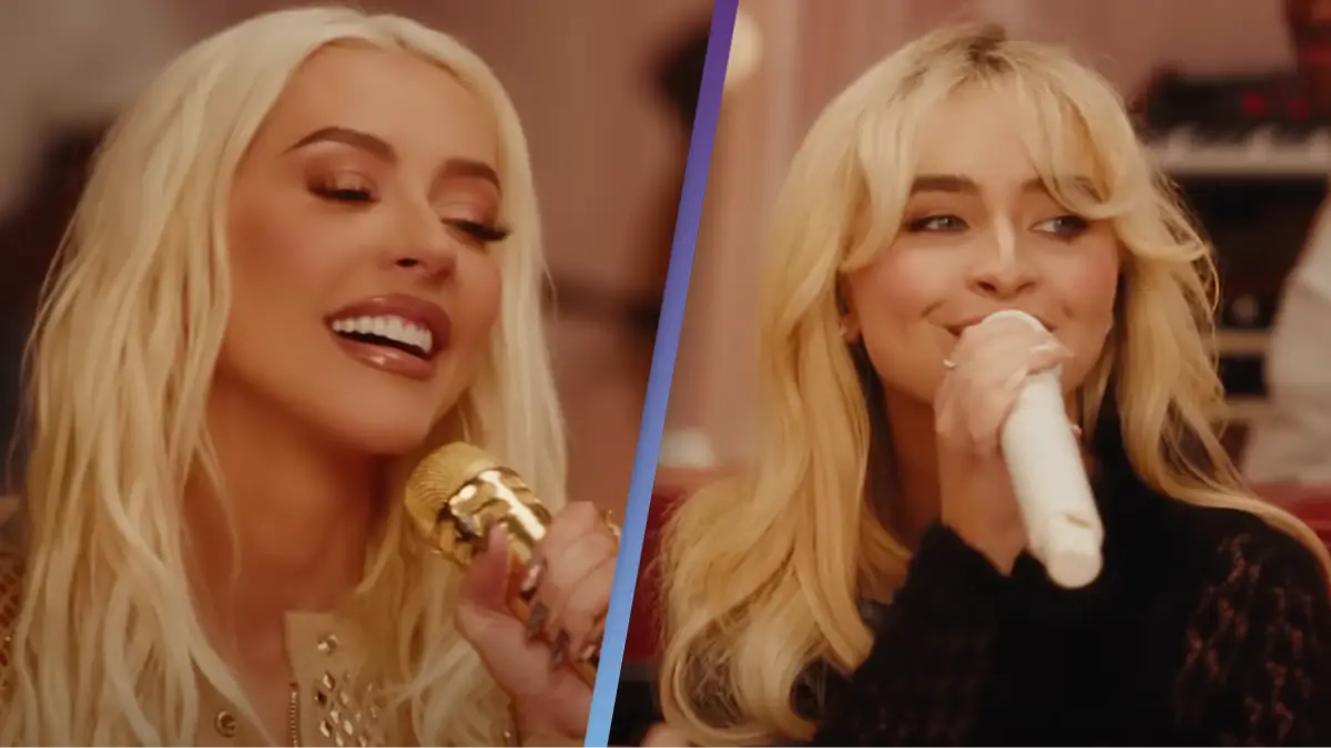 People stunned by one detail as Christina Aguilera sings with Sabrina Carpenter
