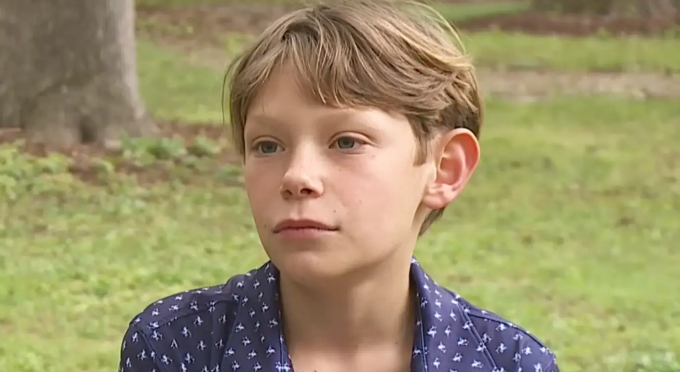 10-year-old Christian Mango penned a letter to Foxx about electric cars (FOX8 WGHP/YouTube)