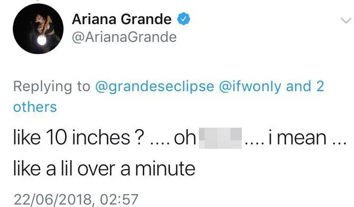 Ariana Grande's viral tweet (Ariana Grande/X)