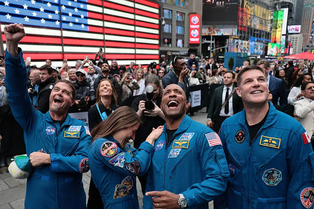 The Artemis II crew celebrated with one specific food item when they landed. (Michael M. Santiago/Getty Images)