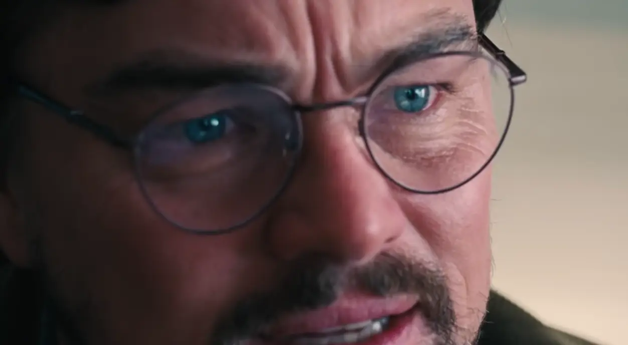 Leo improvised his final line.