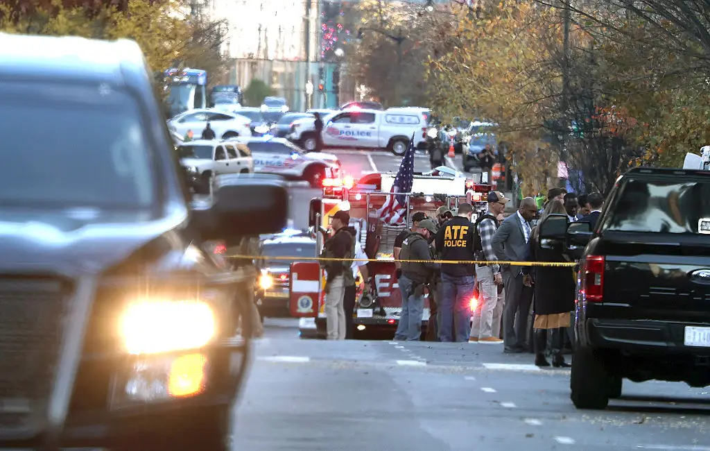 National Guard members were shot near the White House yesterday (Anna Moneymaker/Getty Images)