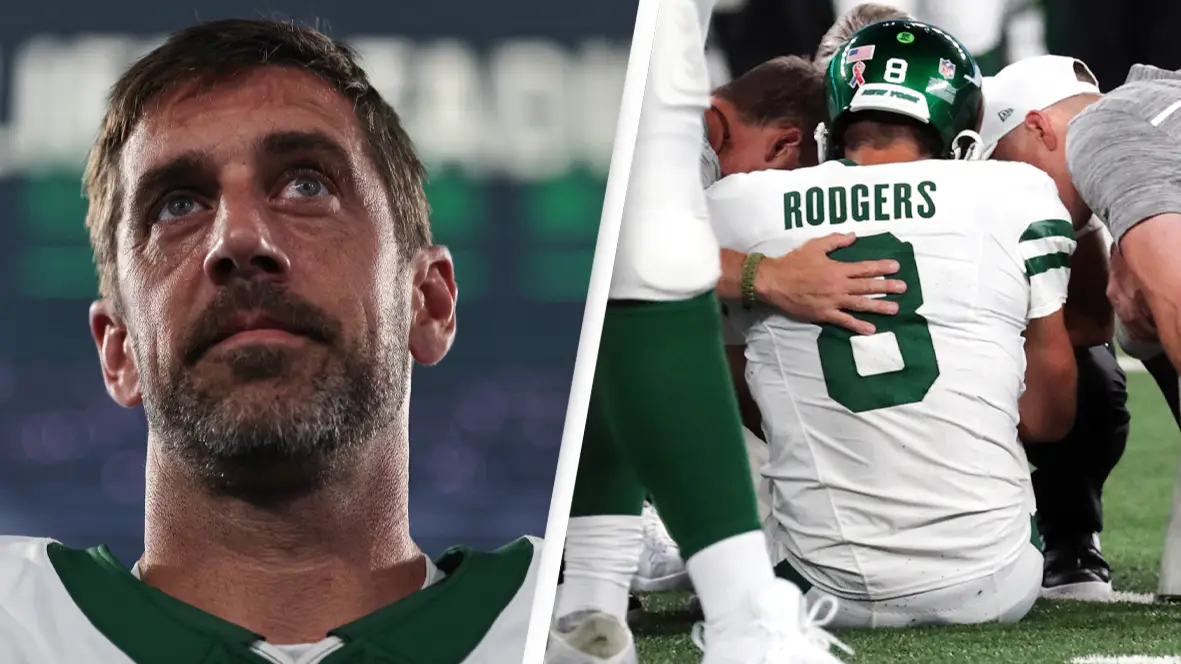 Aaron Rodgers' potentially season-ending injury was eerily predicted hours before it happened