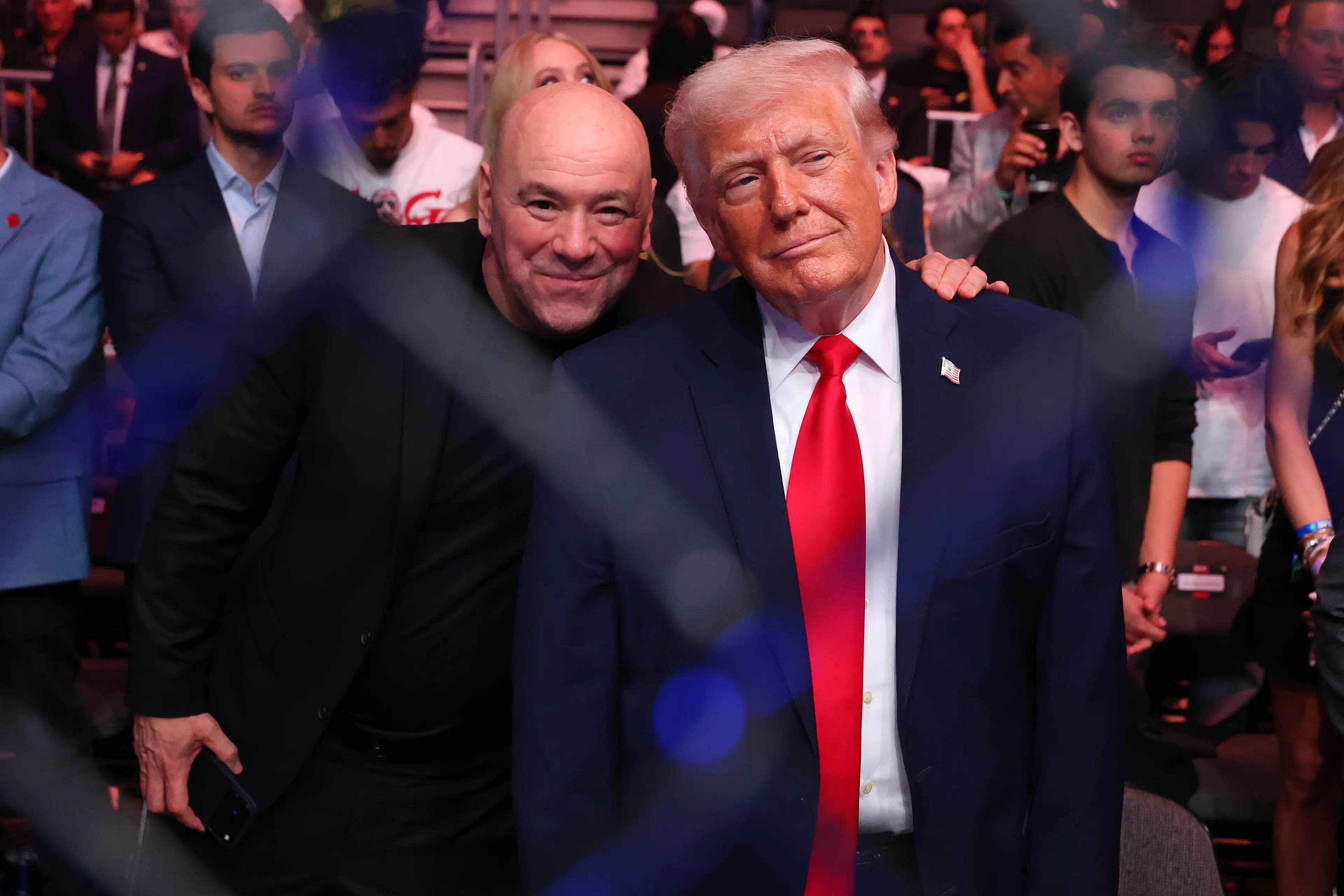Donald Trump and UFC CEO Dana White agreed to the collaboration last year (Ed Mulholland/Zuffa LLC)