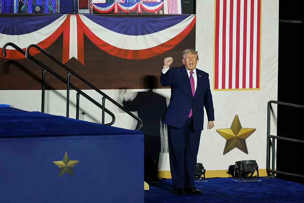 Donald Trump made a shocking claim during his 4th of July speech (Photo by Chip Somodevilla/Getty Images)