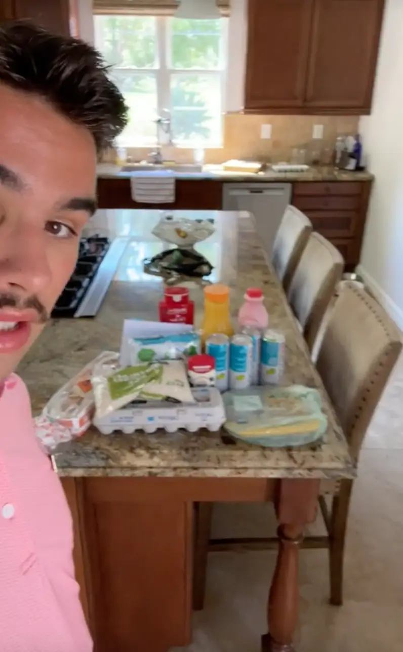 His small selection of items cost him $100.