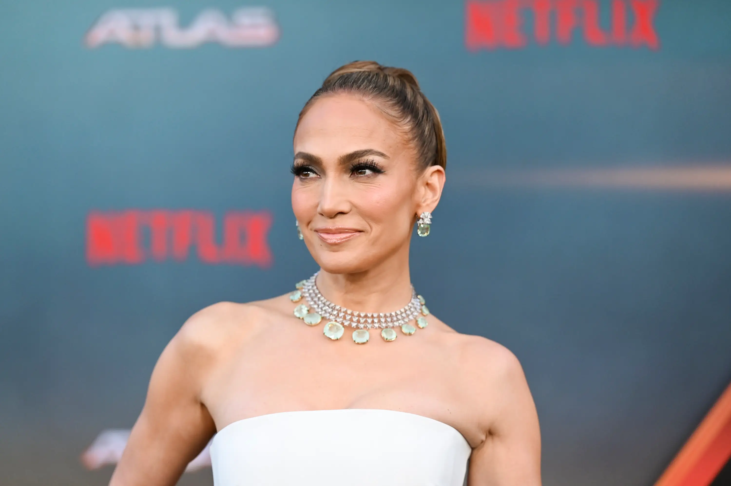 Jennifer Lopez is promoting her latest film. (Gilbert Flores/Variety via Getty Images)