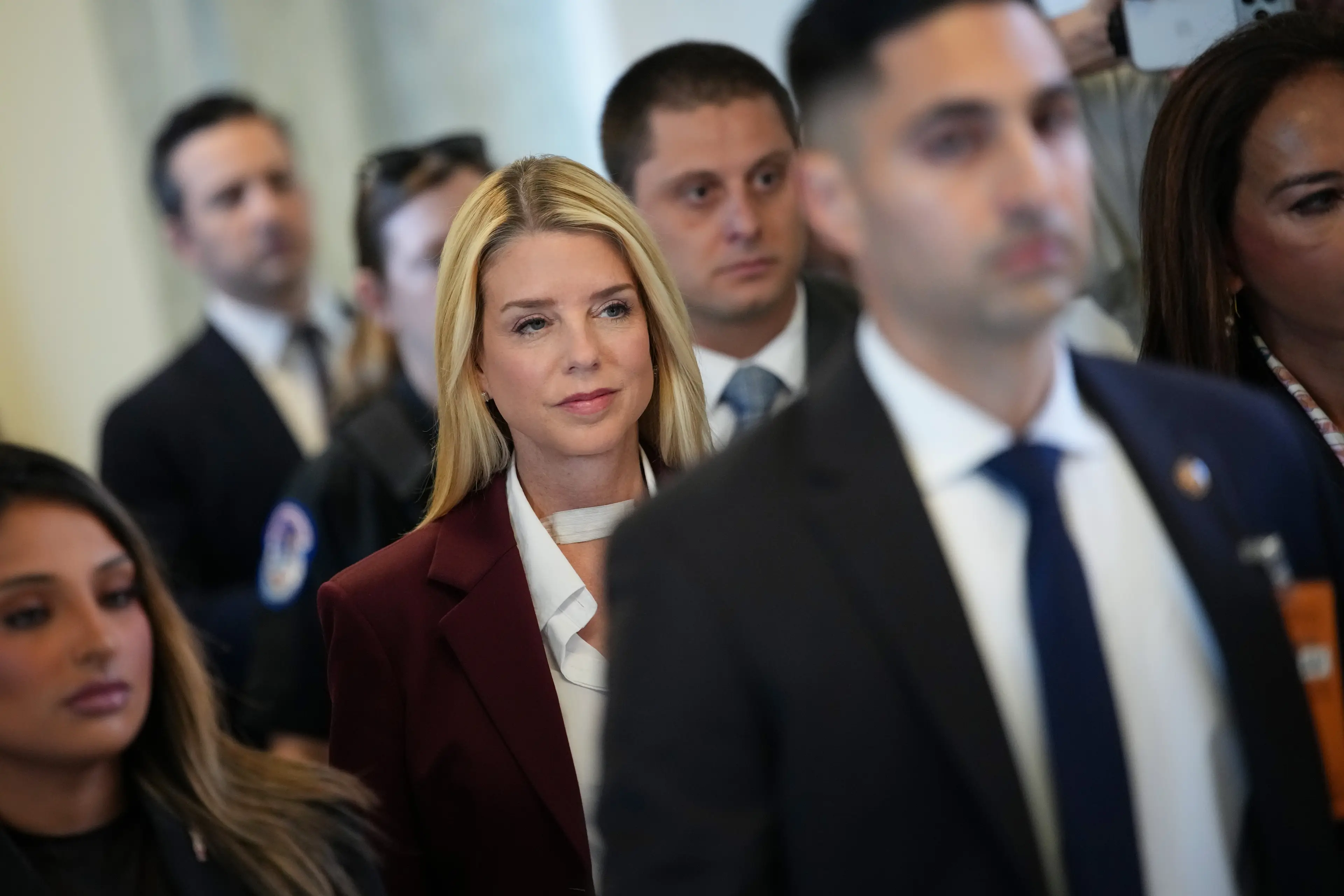 Bondi appeared before the committee behind closed doors (Andrew Harnik/Getty Images)