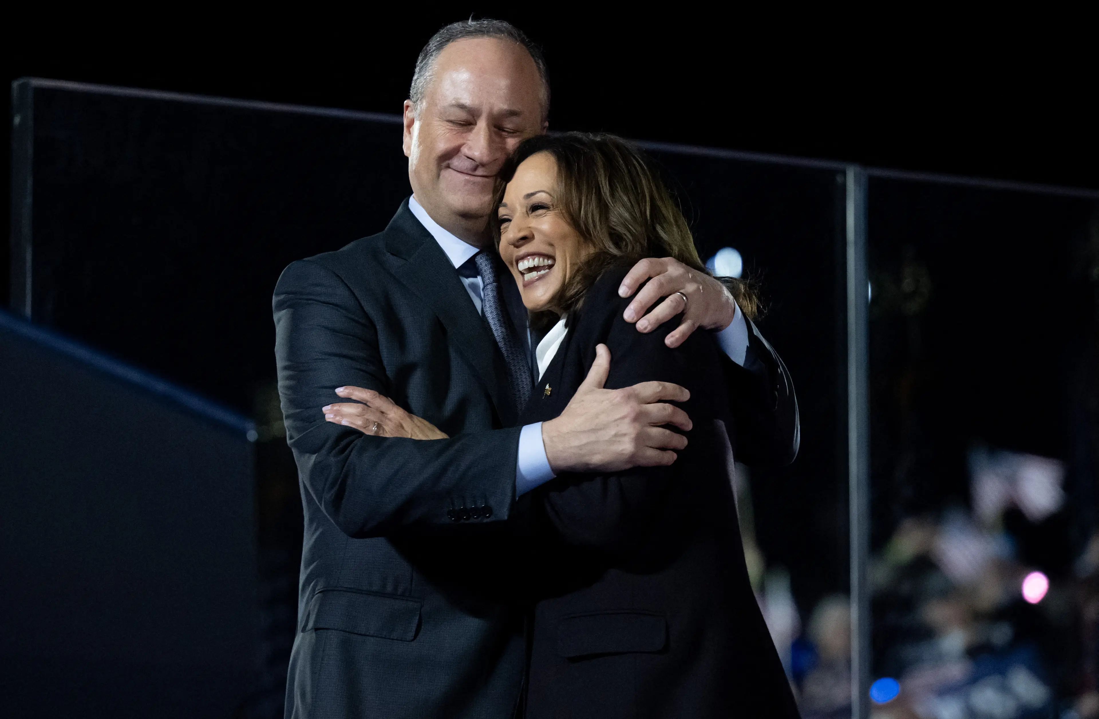 Doug Emhoff and Kamala Harris have been married for 10 years (SAUL LOEB/AFP via Getty Images)