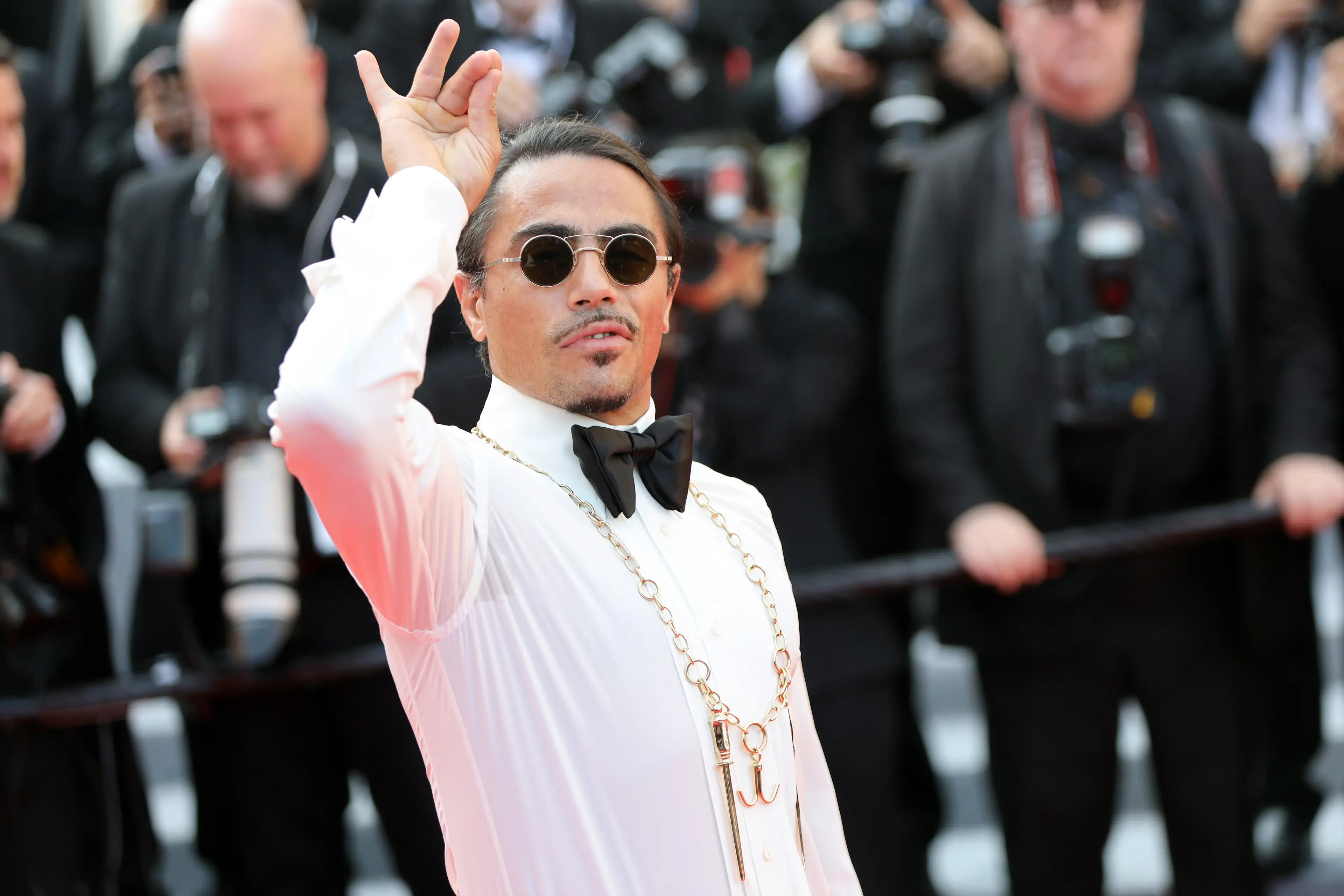 Salt Bae first went viral in 2017 (Laurent KOFFEL/Gamma-Rapho via Getty Images)