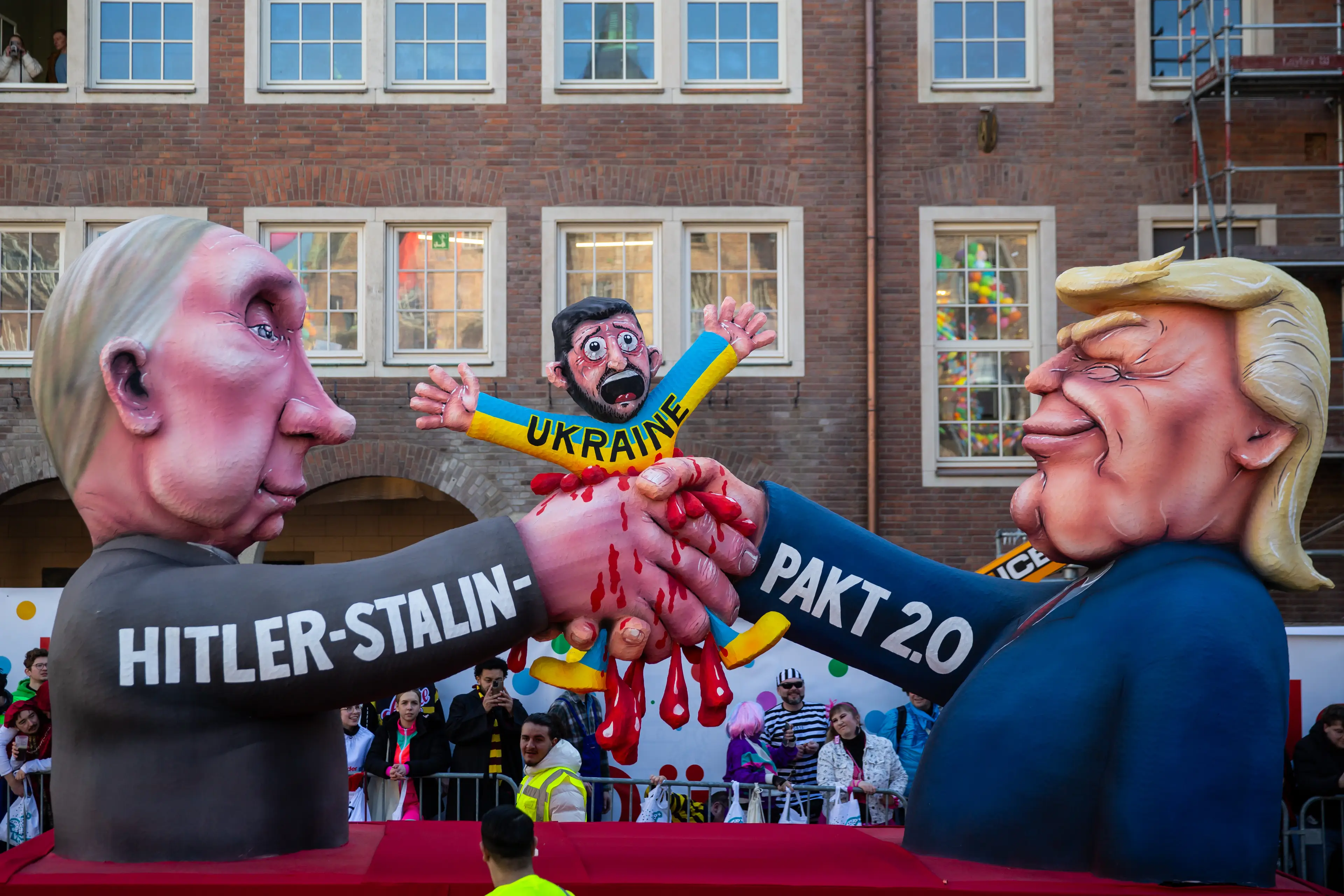 Furious debates erupted online over the floats (Hesham Elsherif/Getty Images)