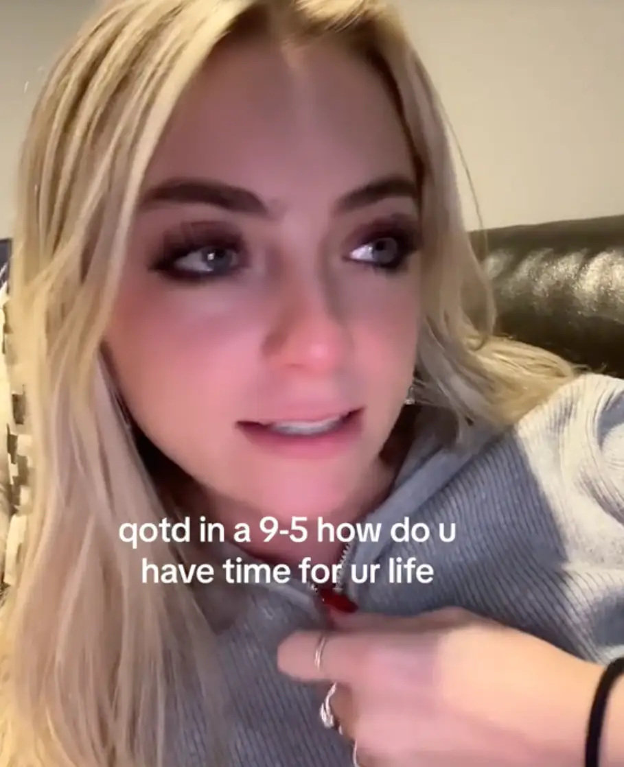 Brielle explained how she was left shocked by her first 9-5 job.