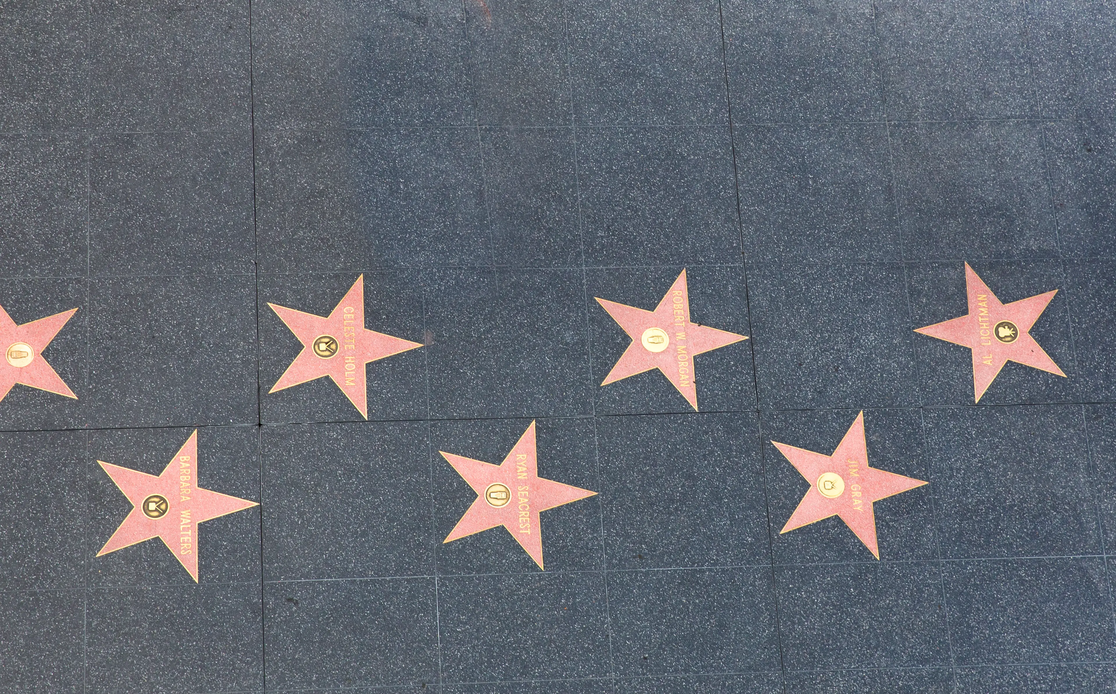 Many celebrities have a star on the Walk of Fame (Grant Faint/Getty)