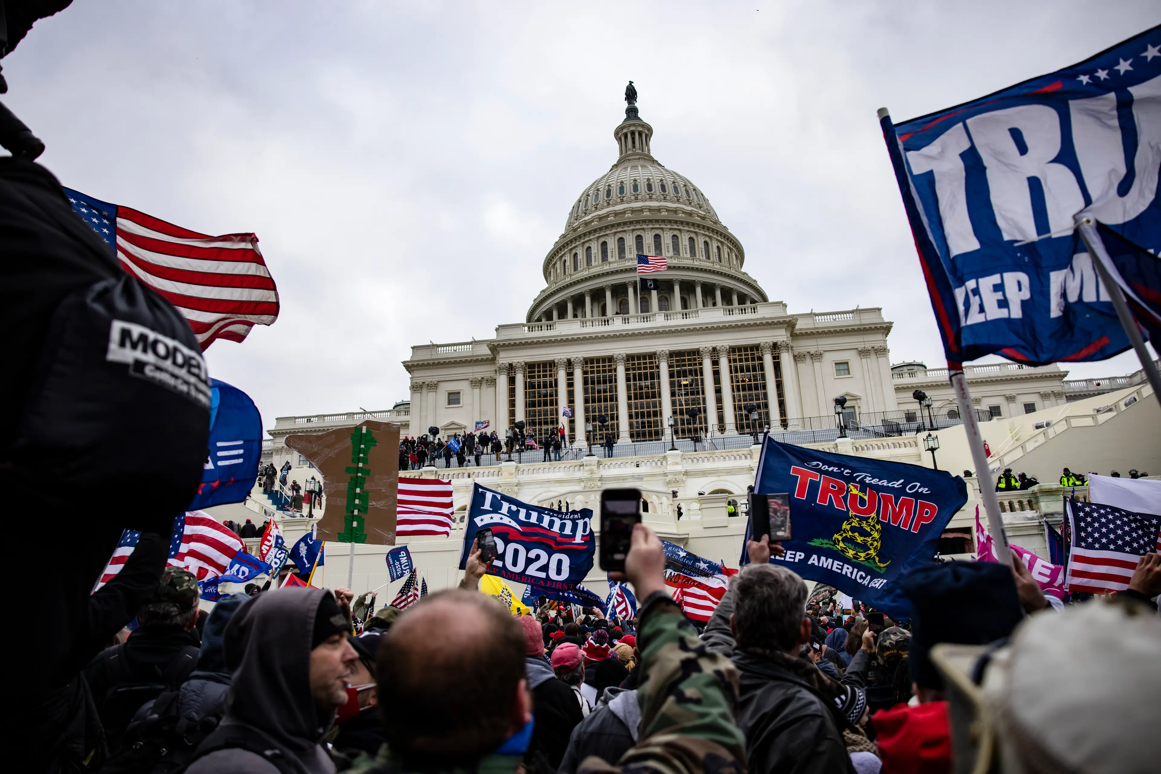 Pro-Trump supporters stormed the White House in 2021 (Samuel Corum/Getty Images)