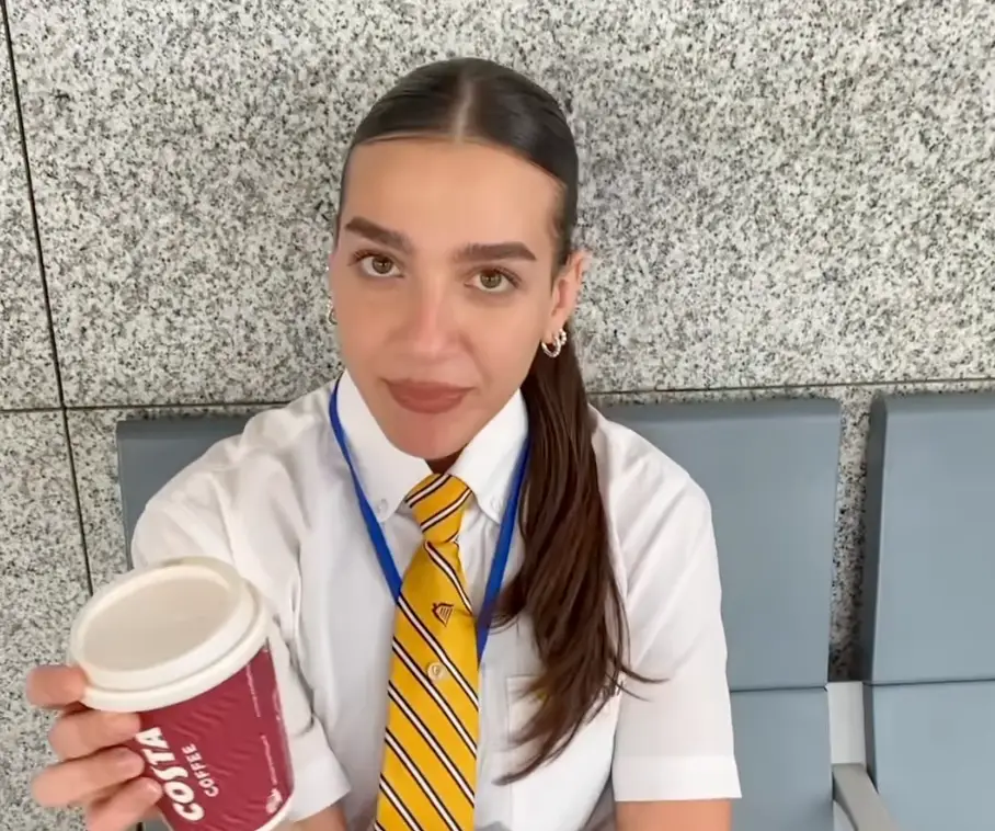 Naomi said 'there's no language or code that crew use specifically to avoid being understood by passengers' (Instagram/naomi_rtl)