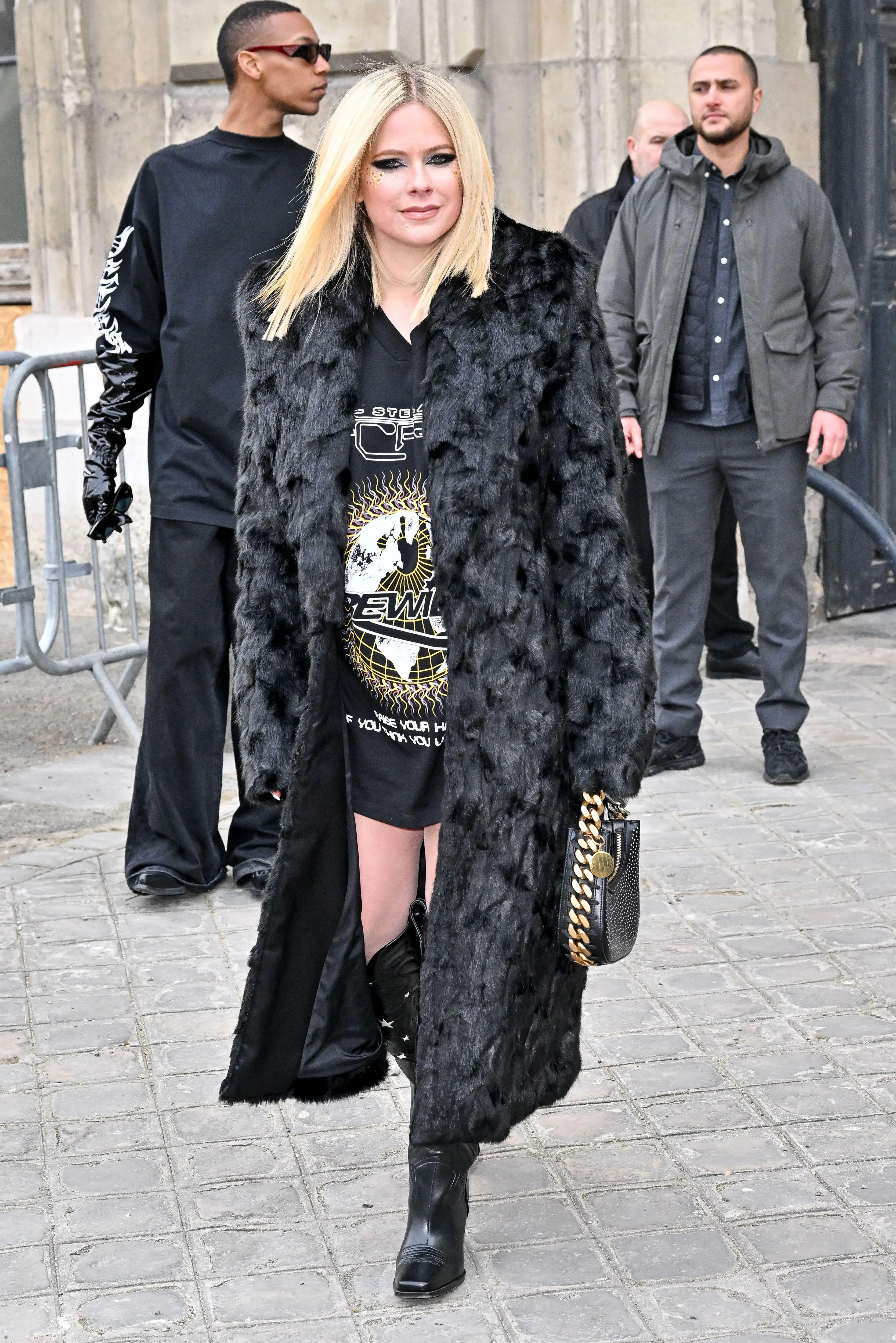 Lavigne is currently in Paris.
