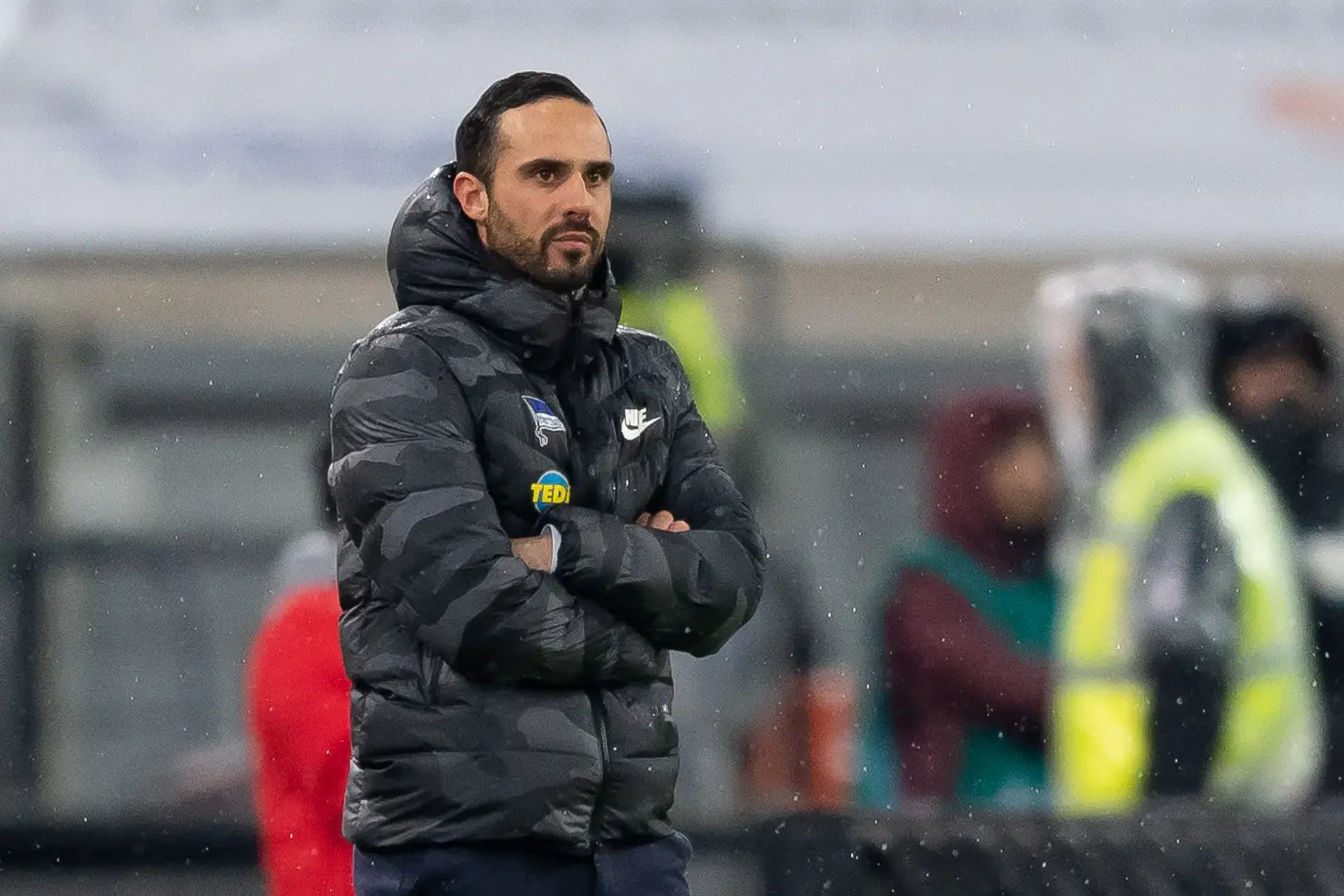Nouri seen during his time as head coach of at Berlin's Hertha BSC (Max Maiwald/DeFodi Images via Getty Images)