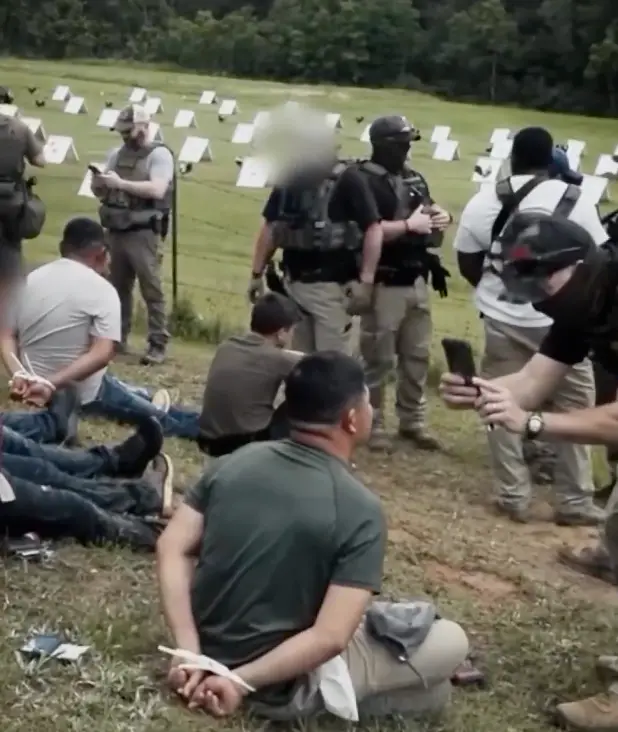 People on social media condemned the video (X/@DHSgov)