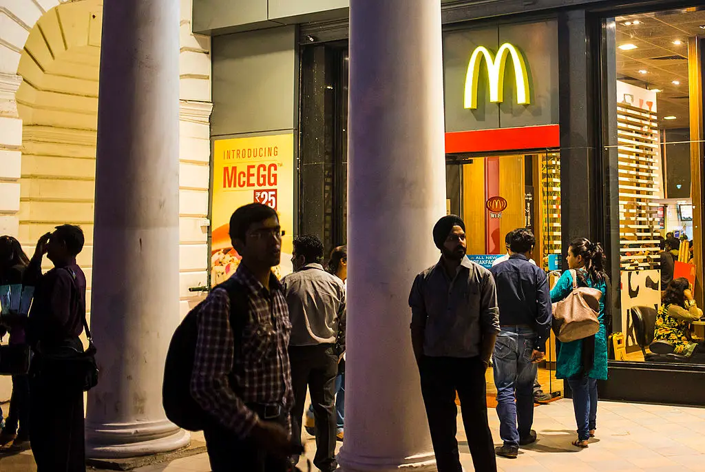 McDonald's has some different menu items in India (EyesWideOpen/Getty Images)