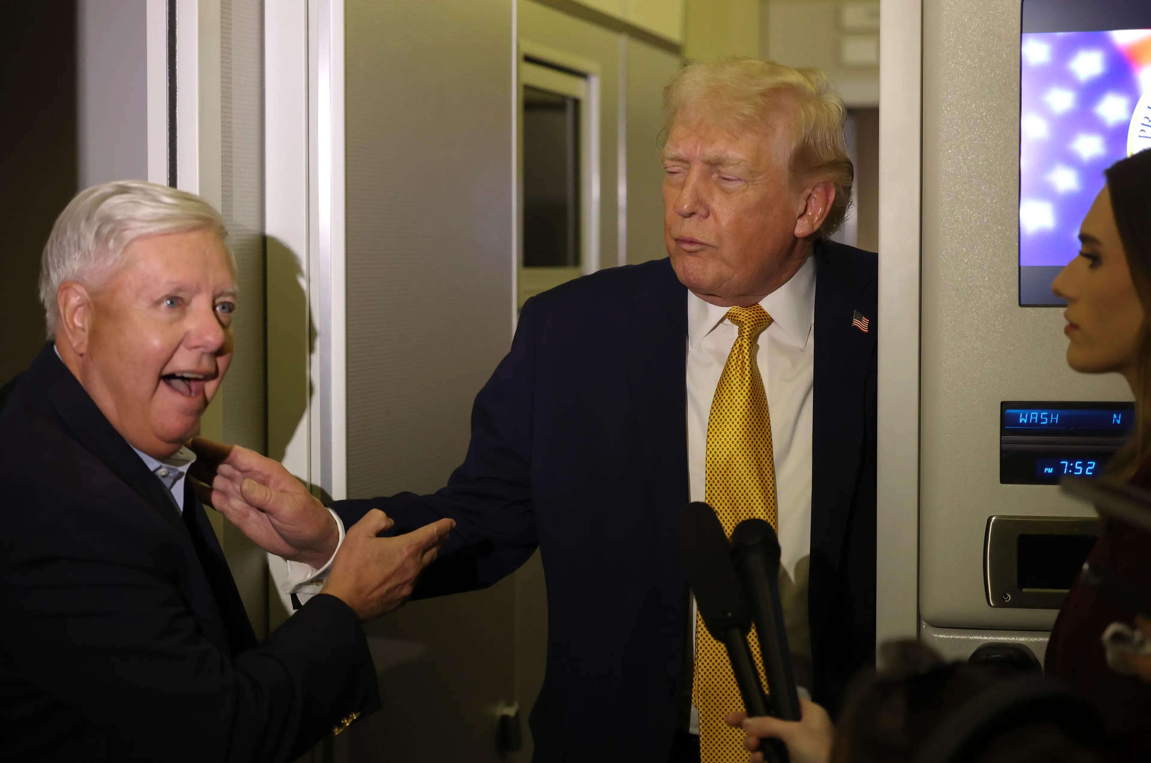 Graham was a long-time ally of the president (Joe Raedle/Getty Images)