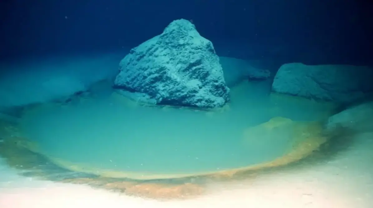 Brine pools were discovered at the bottom of the Red Sea (OceanX)