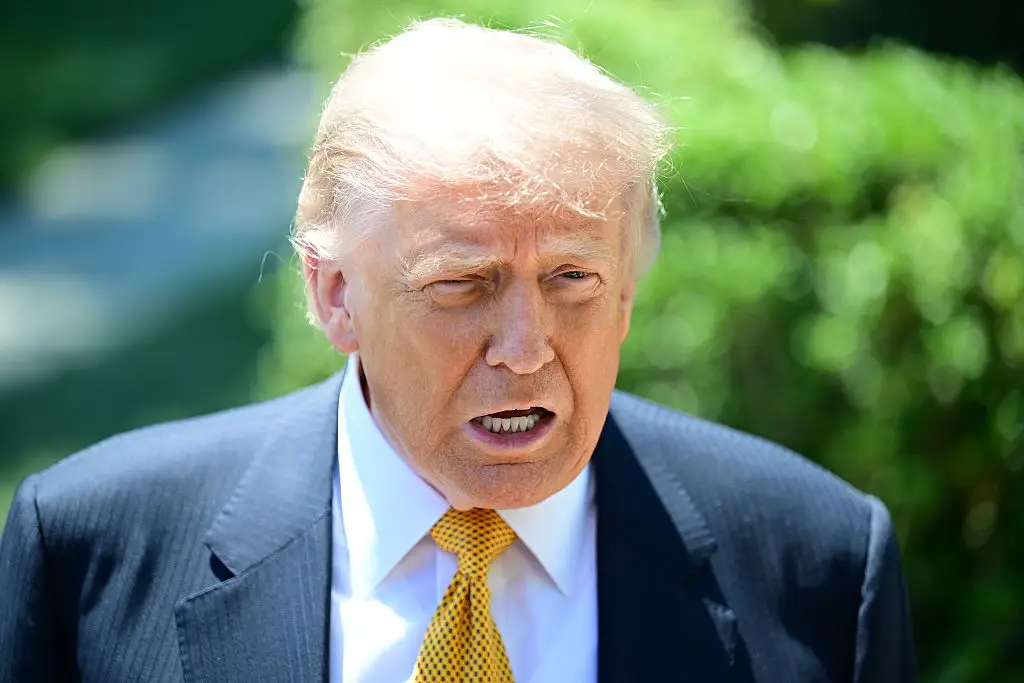 Trump's approval rating has never been this low before. (Kyle Mazza/Anadolu via Getty Images)