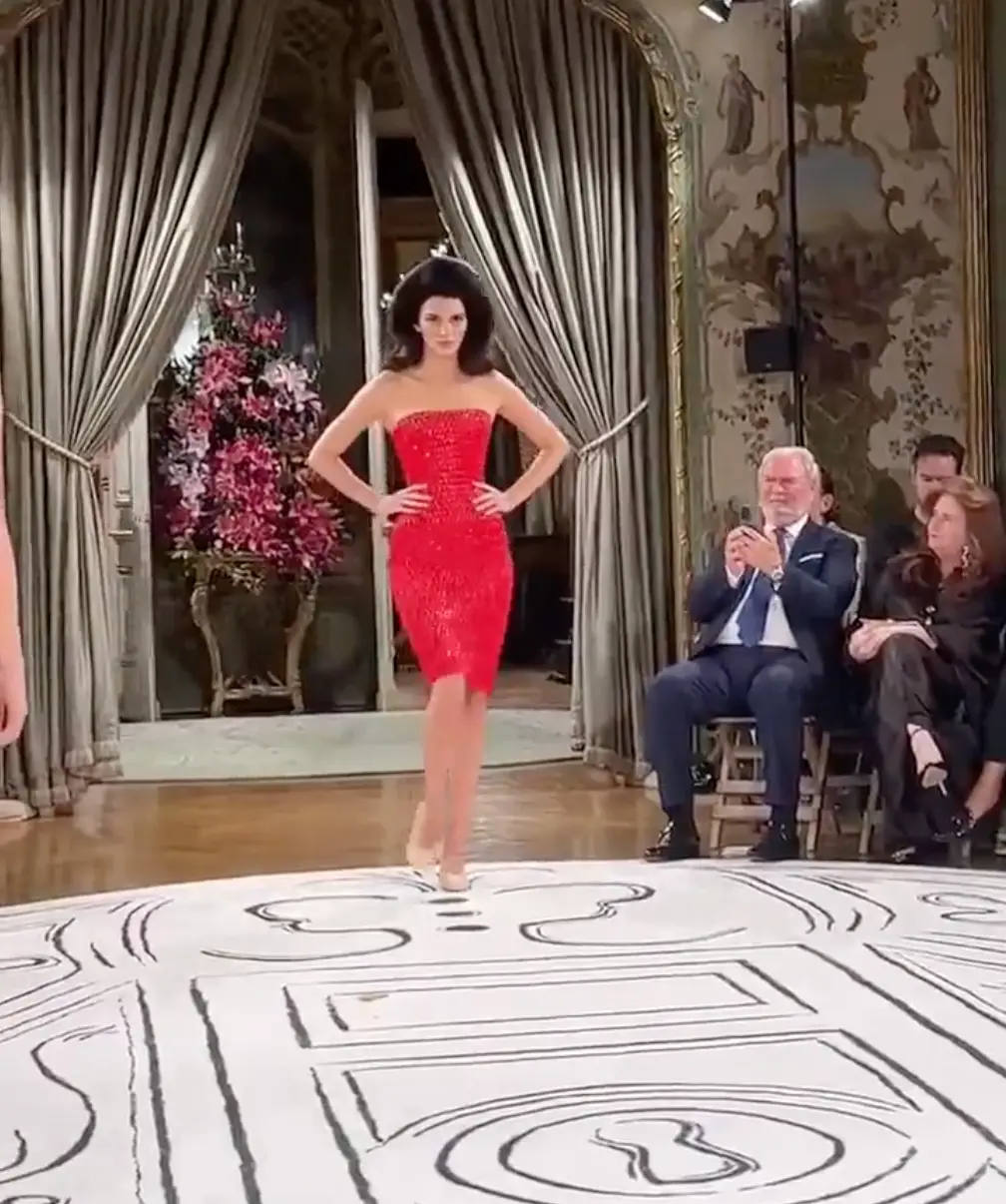 Kendall Jenner has come in for some criticism, just for walking.