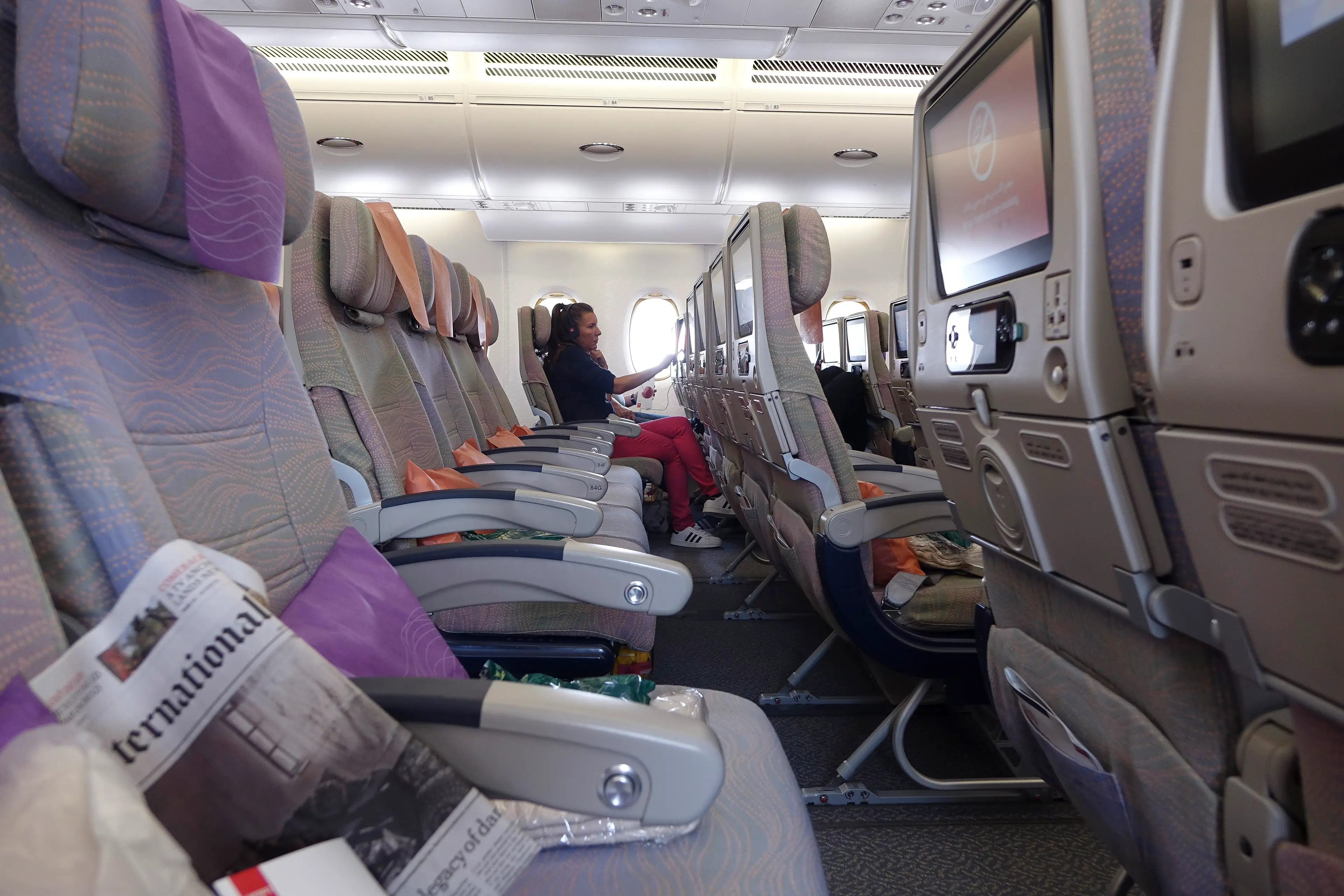 Reclining seats on planes divides opinion (Nicolas Economou/NurPhoto via Getty Images)