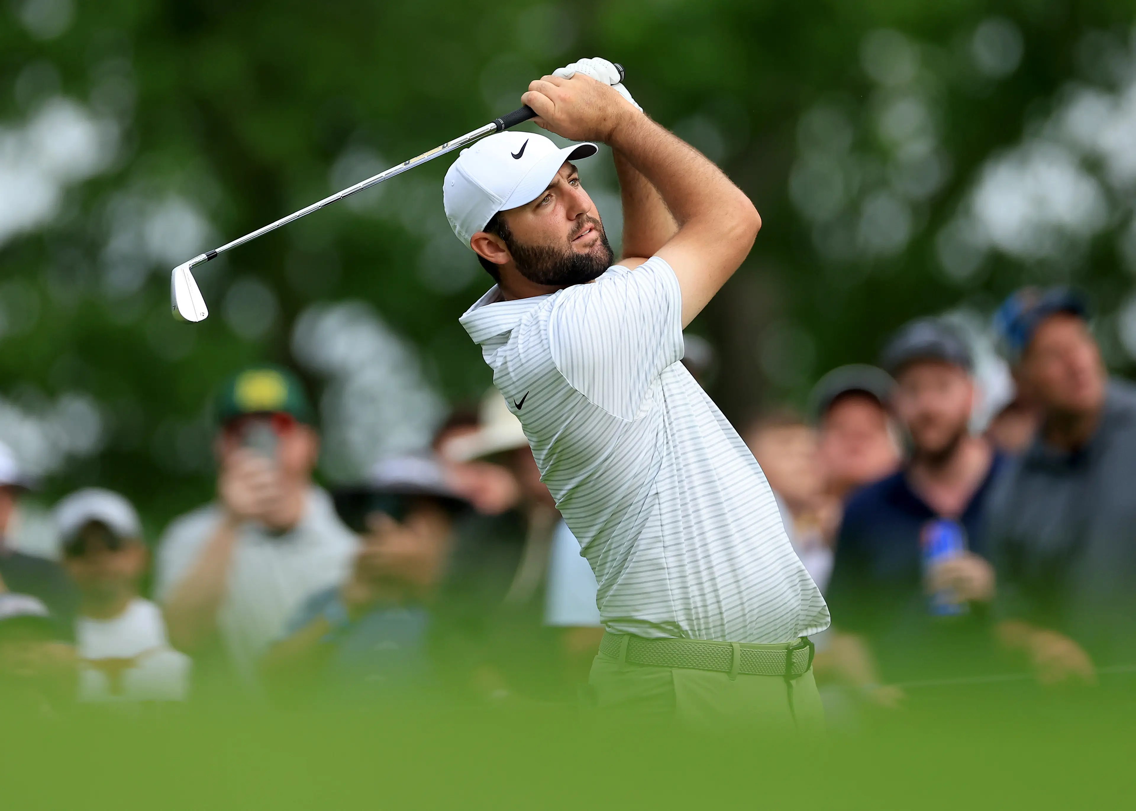 The golfer had attempted to drive round a traffic jam. (David Cannon/Getty Images)