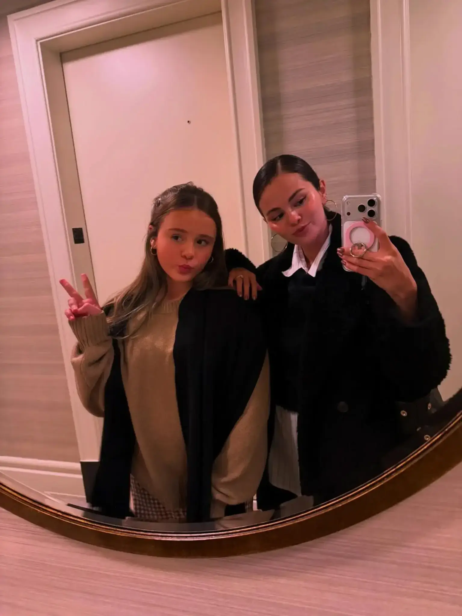 Mandy posted a range of pictures of her daughters with a lengthy caption (Instagram @mandyteefy)