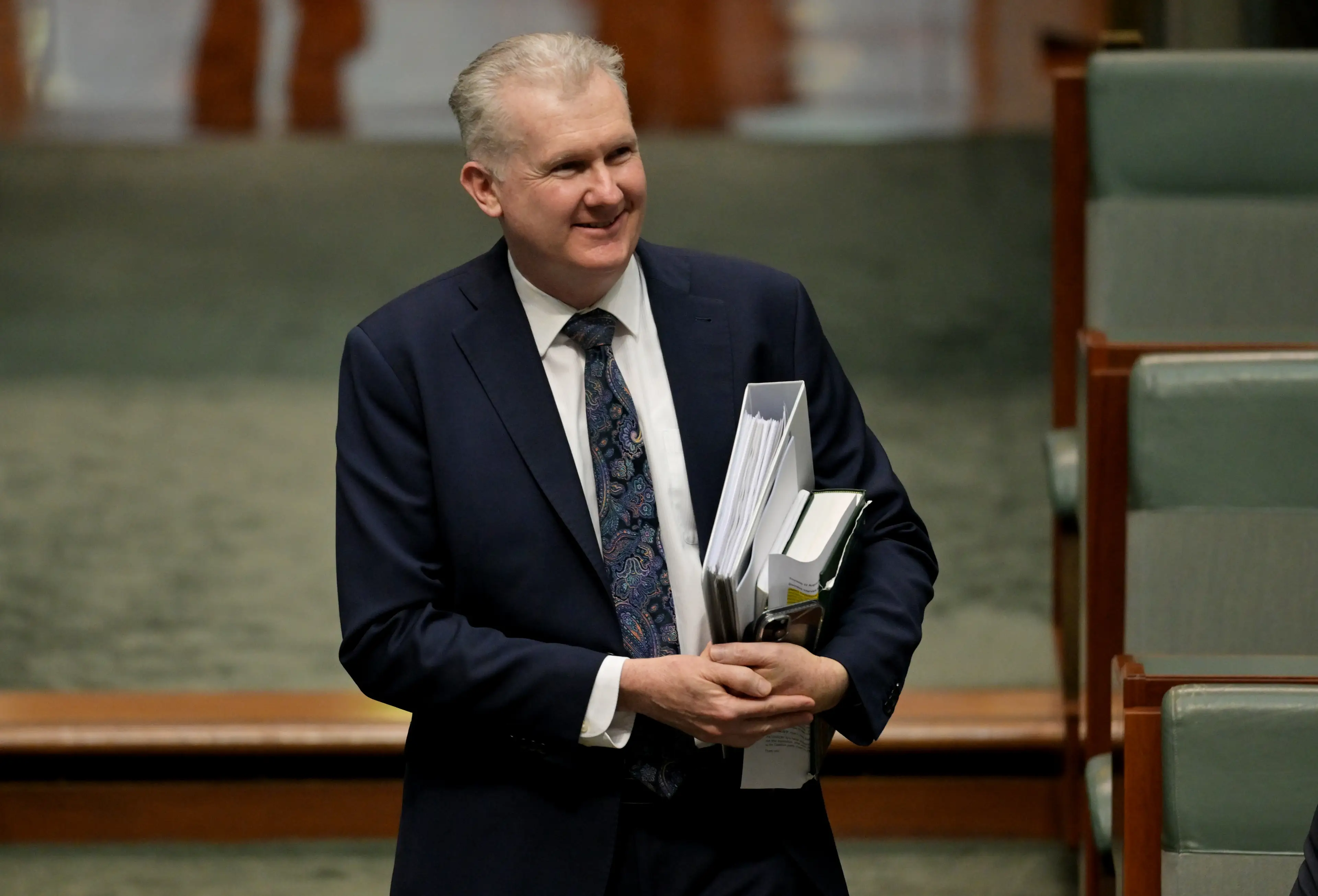 Tony Burke revealed Kanye West has been banned from entering Australia (Tracey Nearmy/Getty Images)