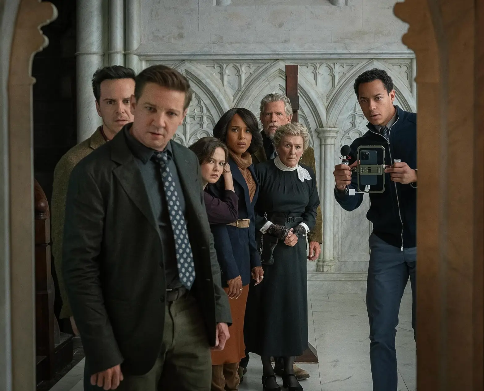 The Knives Out franchise continues with Wake Up Dead Man (Netflix)