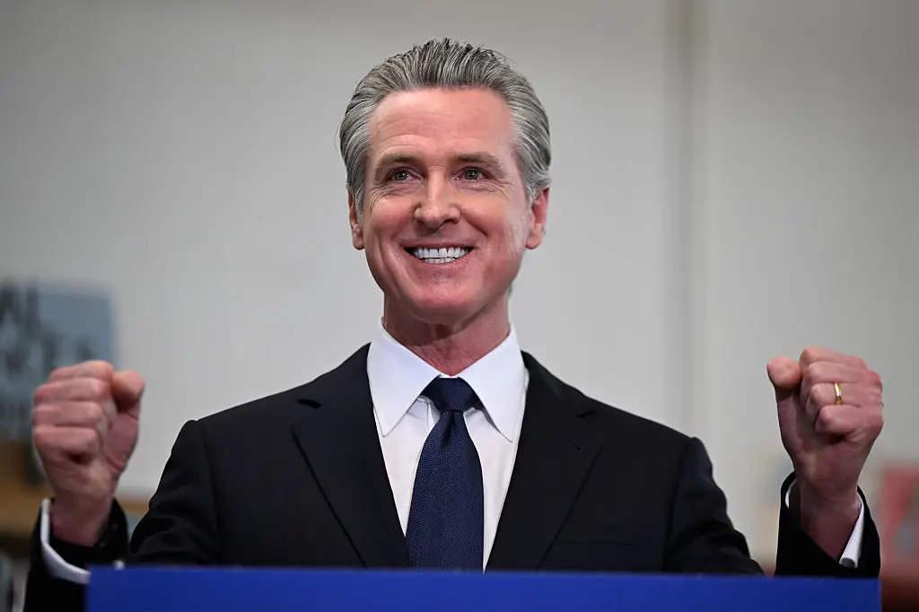 Governor Gavin Newsom is also a firm favorite to run for president (Tayfun Coskun/Anadolu via Getty Images)