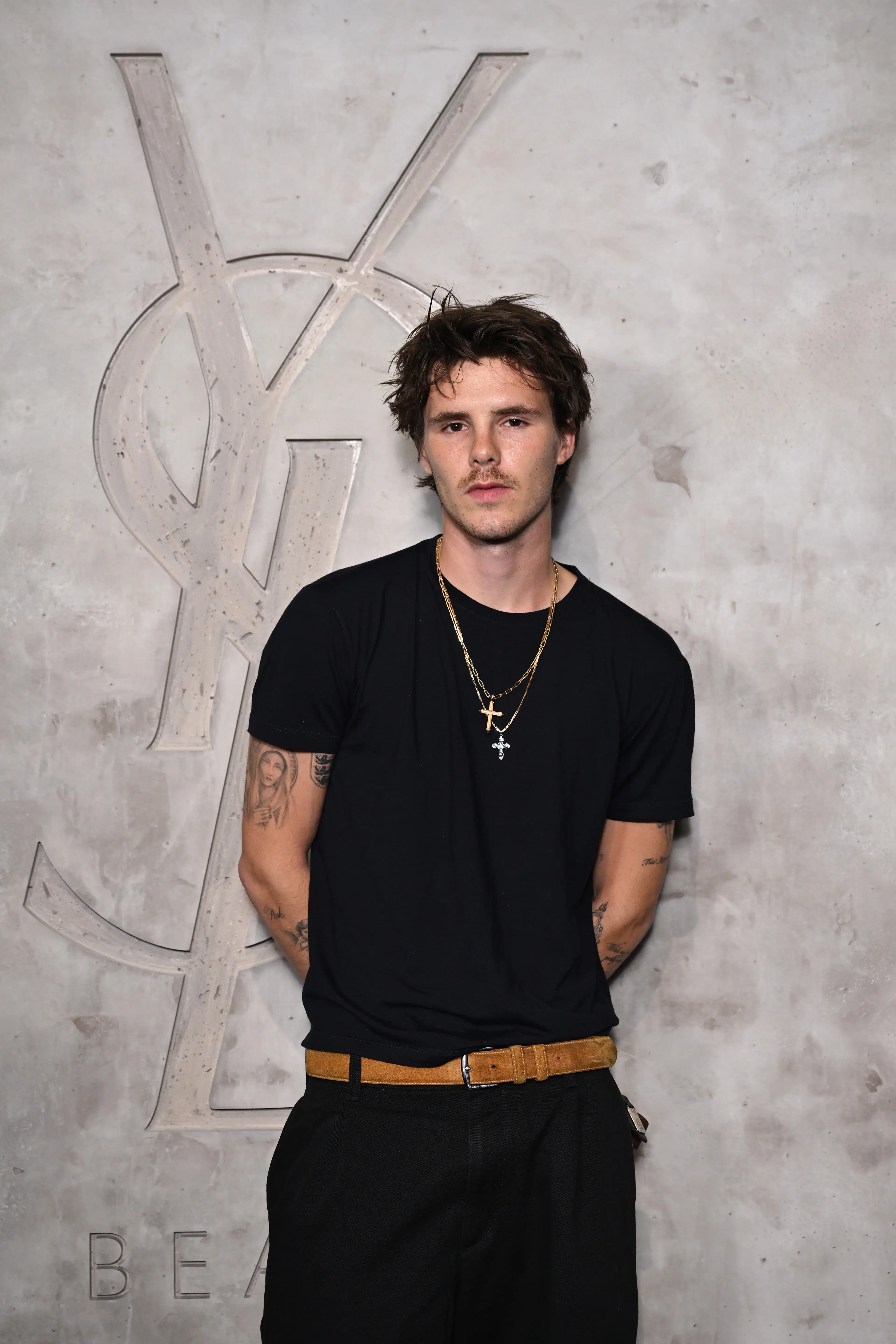 Cruz Beckham posted a family photo with Brooklyn being a notable absence (Jeff Spicer/Getty Images for YSL Beauty)