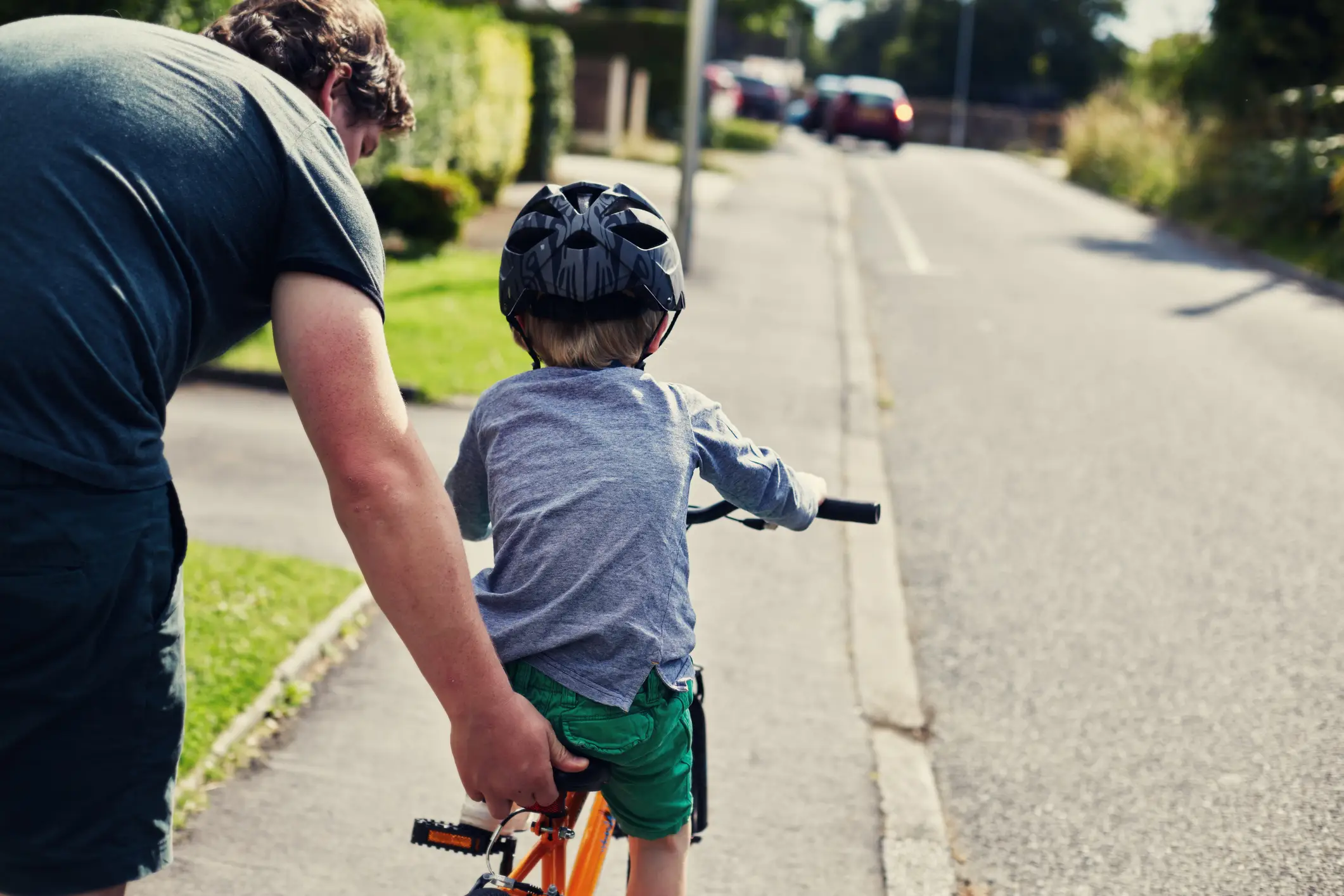 Karlie Tooley urged parents to make sure their kids wear helmets while riding bikes - and for adults to do the same (Getty stock)