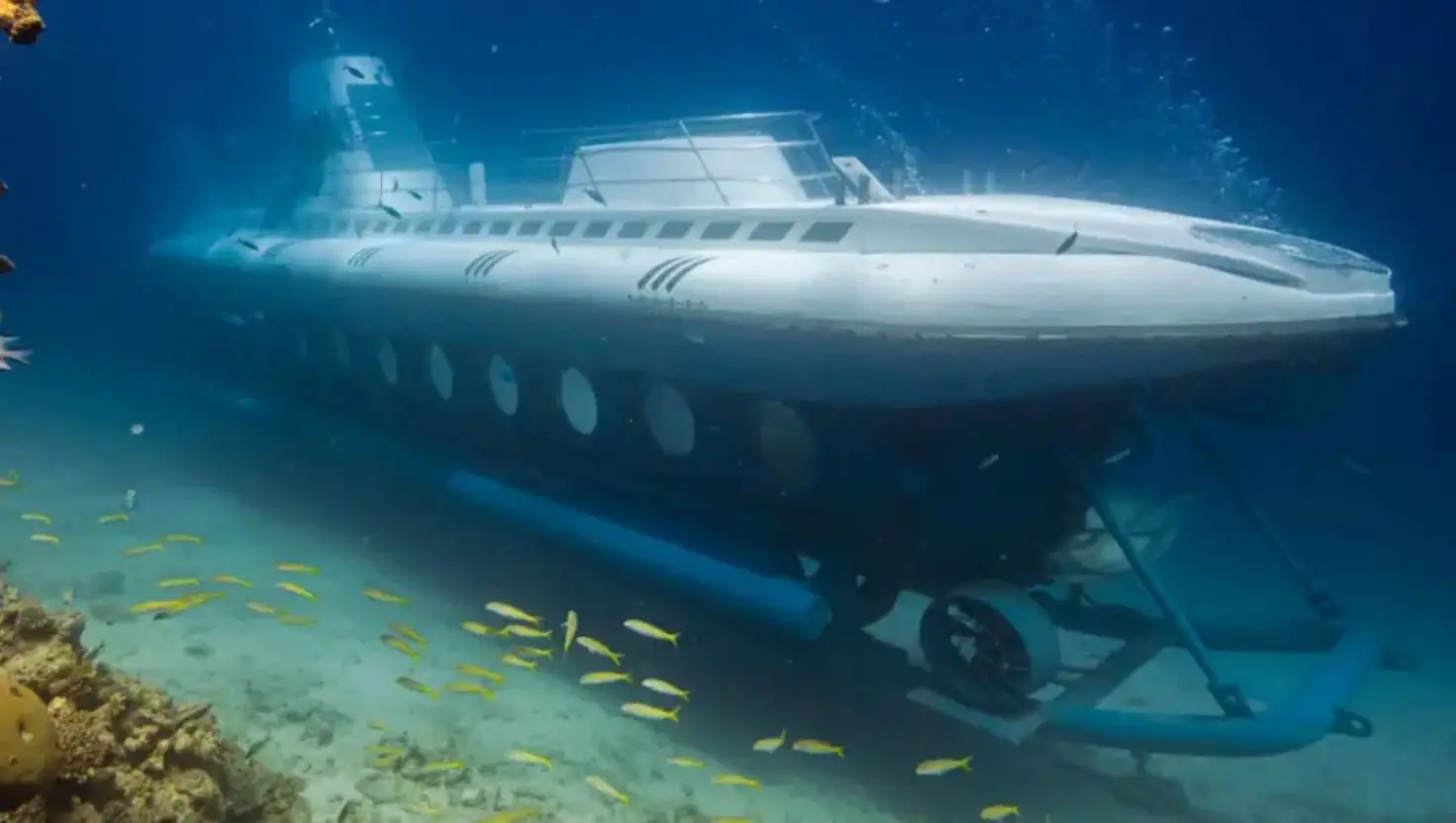 The Sinbad submarine sunk while carrying out an underwater tourist excursion (Sinbad Submarine)
