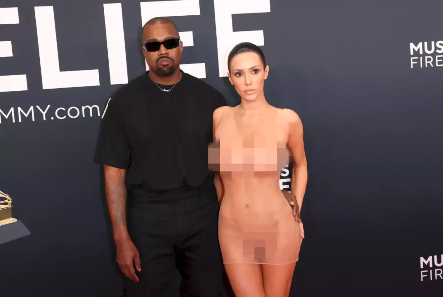 A source close to Kanye West has claimed the pair's antics were an artistic stunt (Matt Winkelmeyer/Getty Images for The Recording Academy)