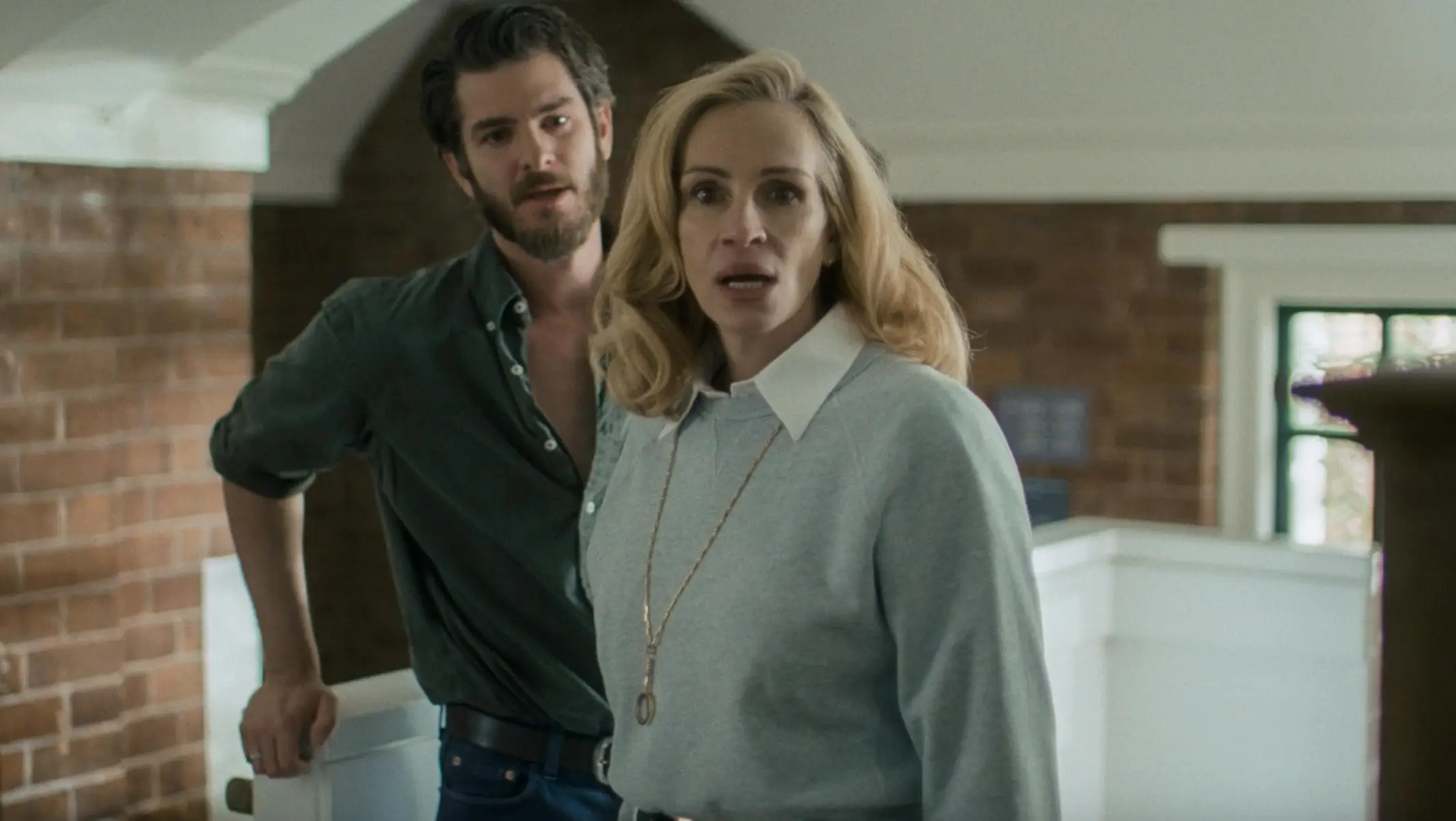 Julia Roberts and Andrew Garfield star in After the Hunt (Amazon MGM Studios)