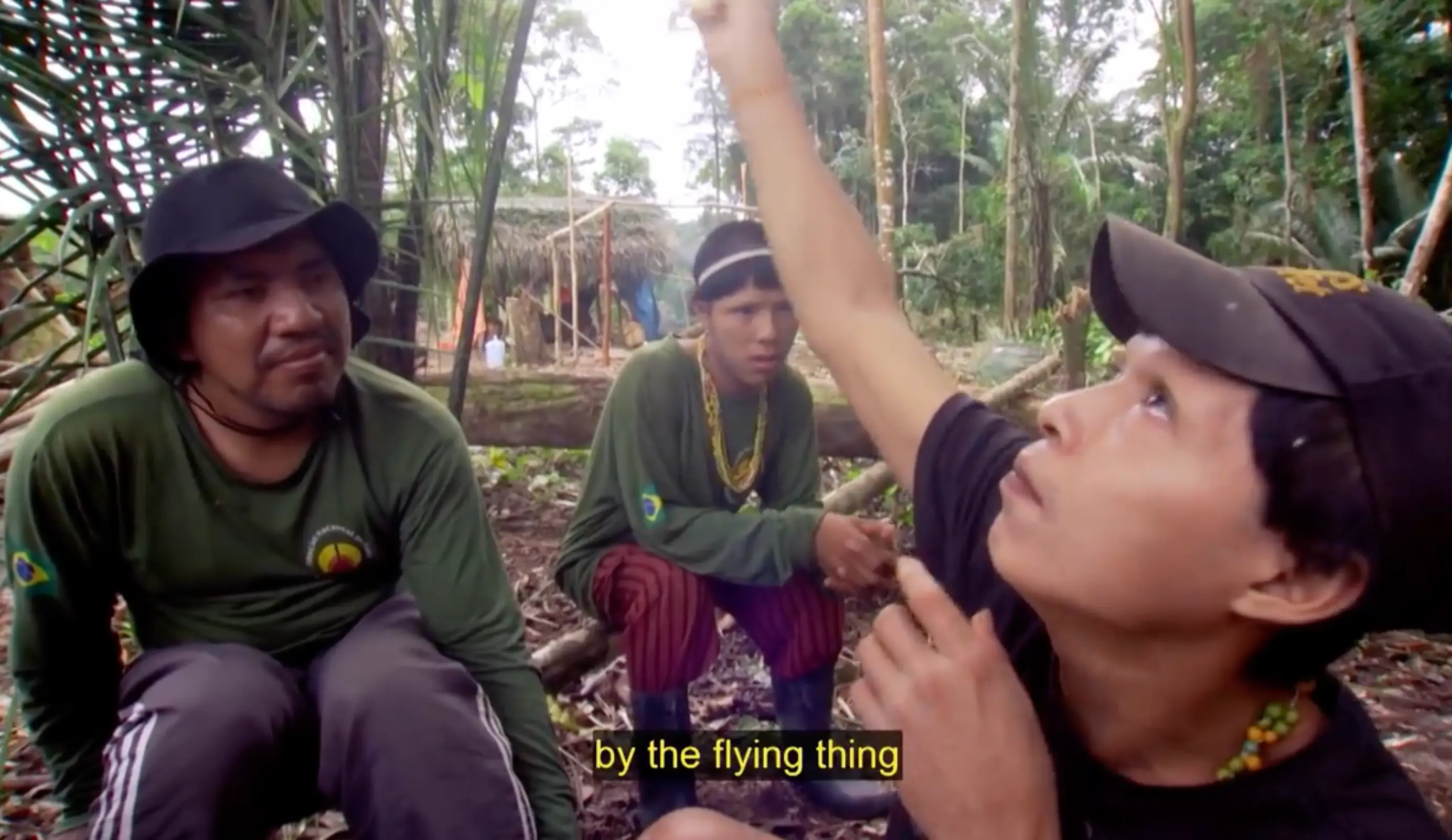 They explain what they think about the planes seen in the sky.