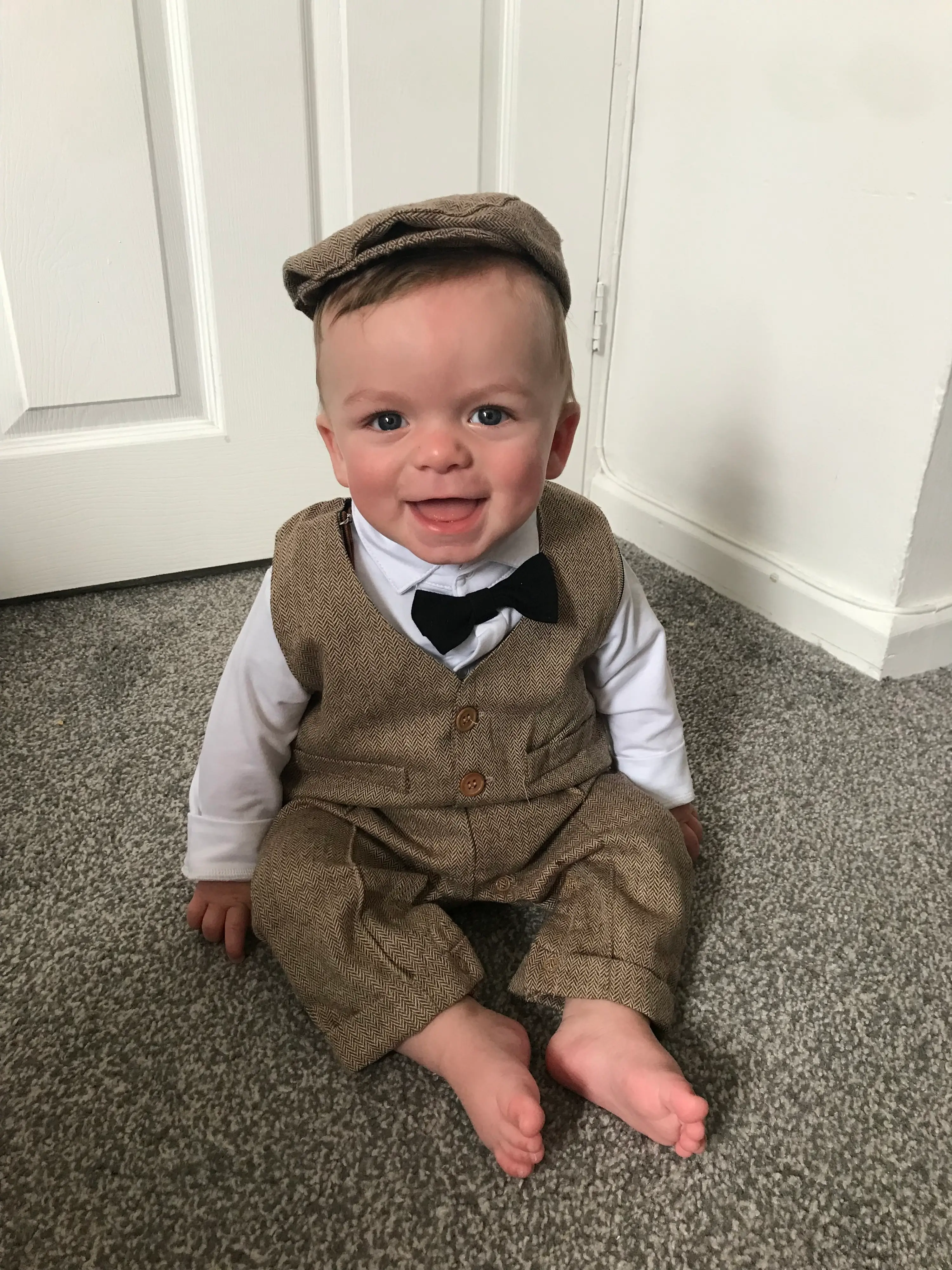 Tate was just two when Tammy McDaid took him to see a doctor (SWNS)
