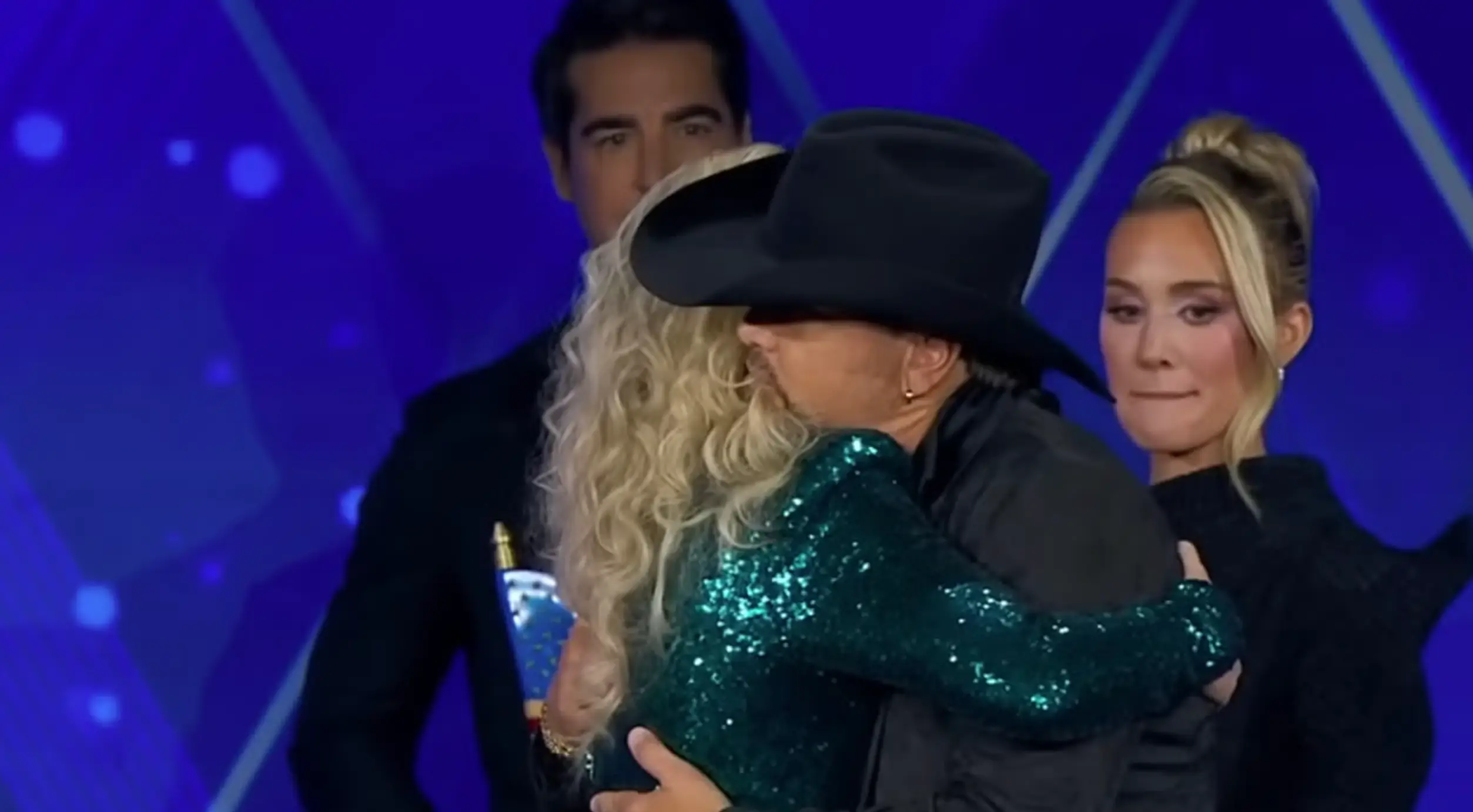 The hug has gone viral (YouTube/Fox News)